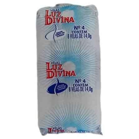 VELA LUZ DIVINA BRANCA N4 VELA LUZ DIVINA BRANCA N4