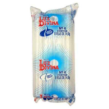 VELA LUZ DIVINA BRANCA N4 VELA LUZ DIVINA BRANCA N4