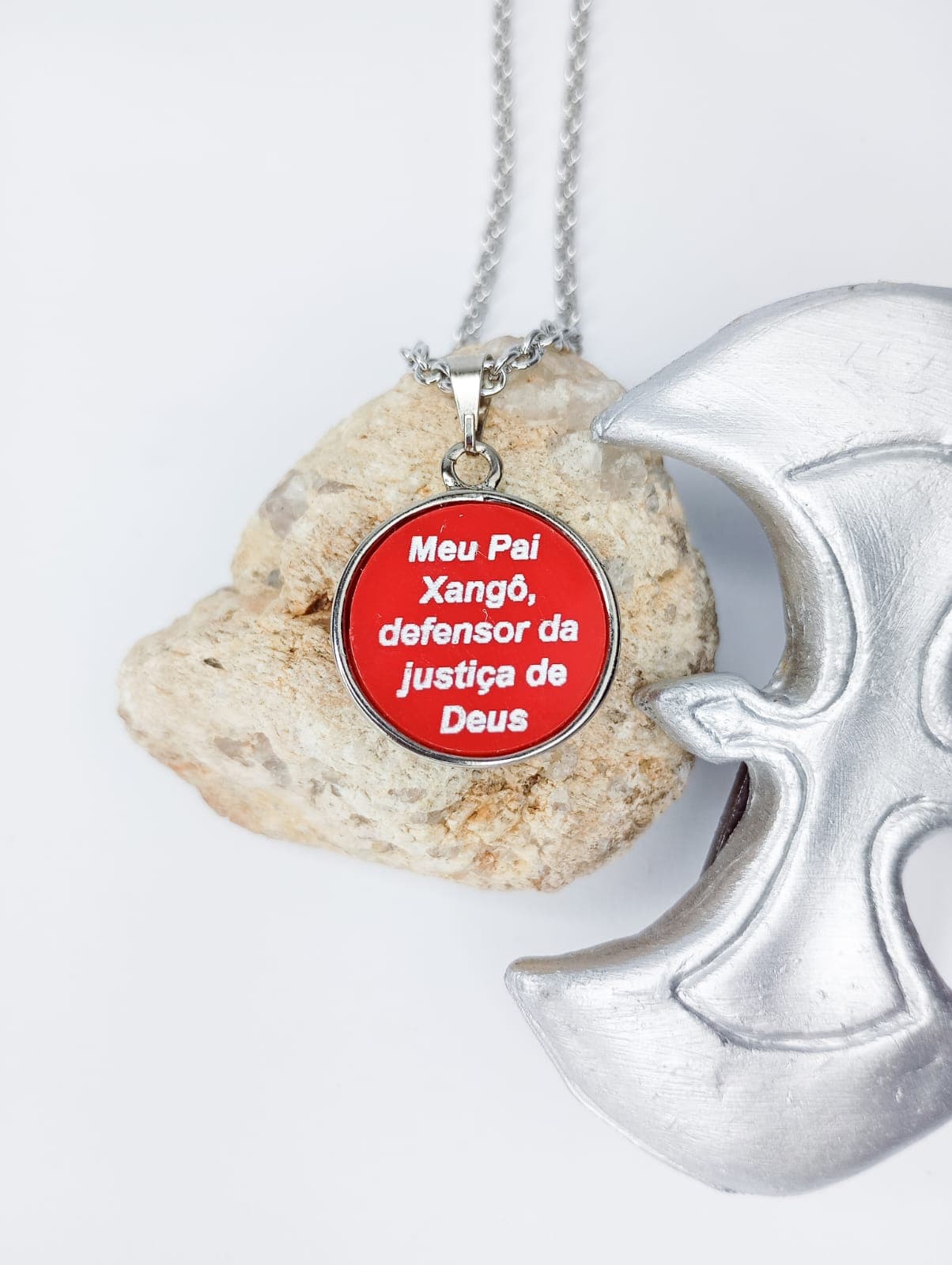 Colar Medalha Xangô Colar Medalha Xangô