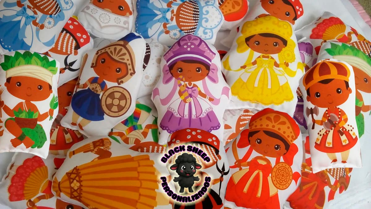 20 unidades Almofadas Personalizadas Orixás 15cm | Lembrancinha Saída de Santo (7 dias úteis para produção)) 20 unidades Almofadas Personalizadas Orixás 15cm | Lembrancinha Saída de Santo (7 dias úteis para produção))