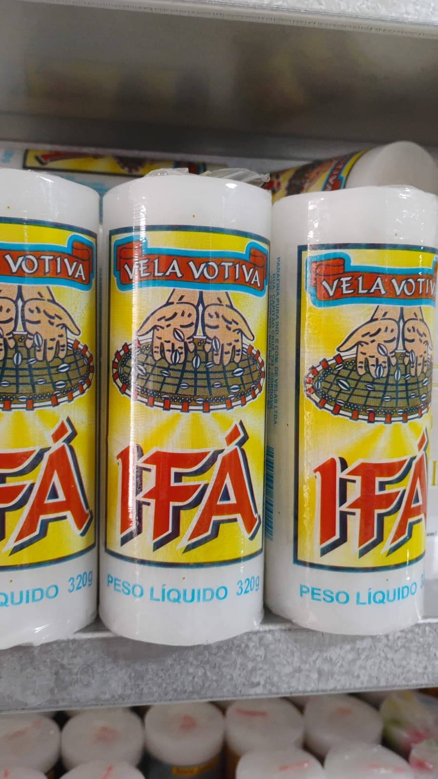 Vela Votiva Branca 320g Vela Votiva Branca 320g