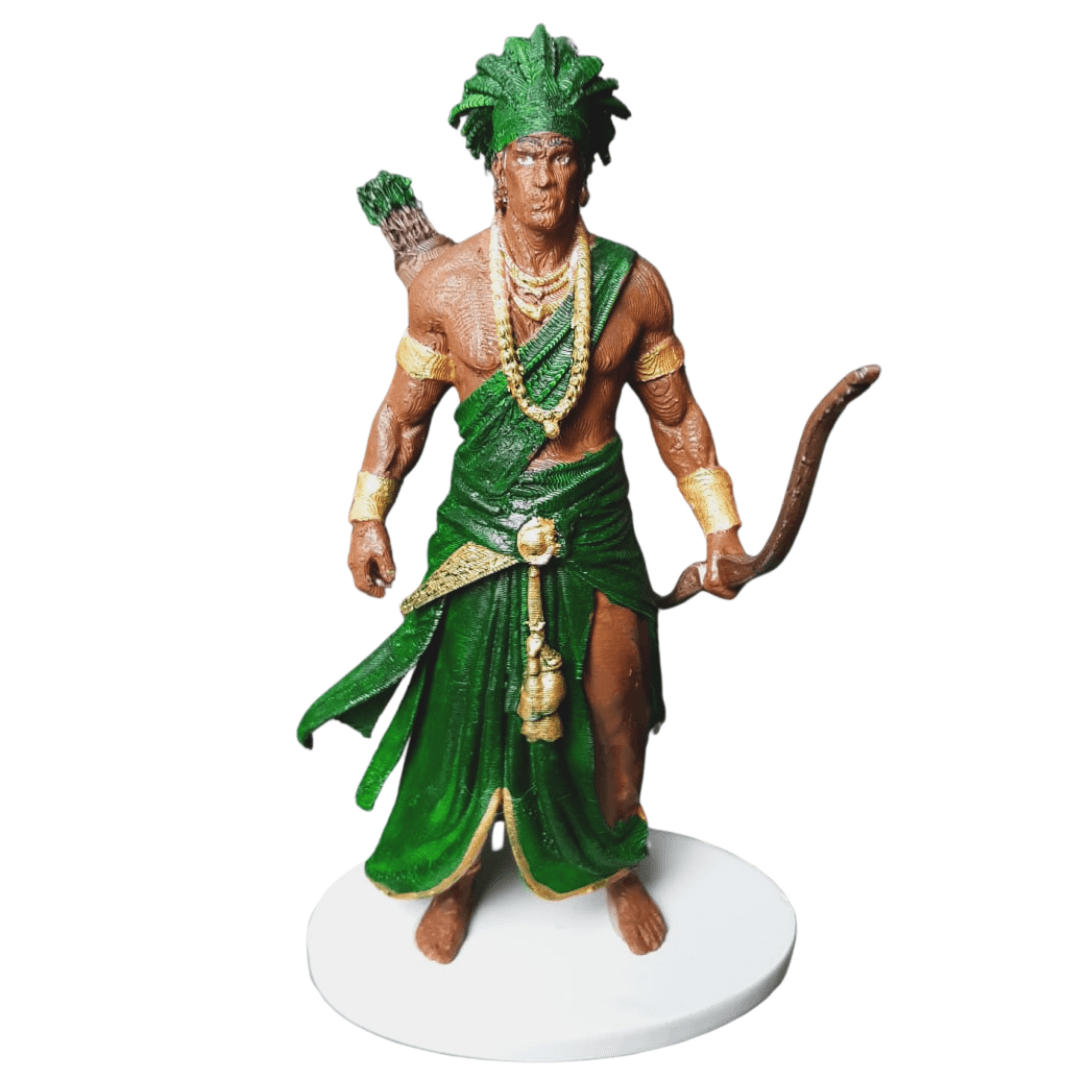 Estatueta de Oxóssi 15 cm – Orixá da Caça e da Fartura Estatueta de Oxóssi 15 cm – Orixá da Caça e da Fartura