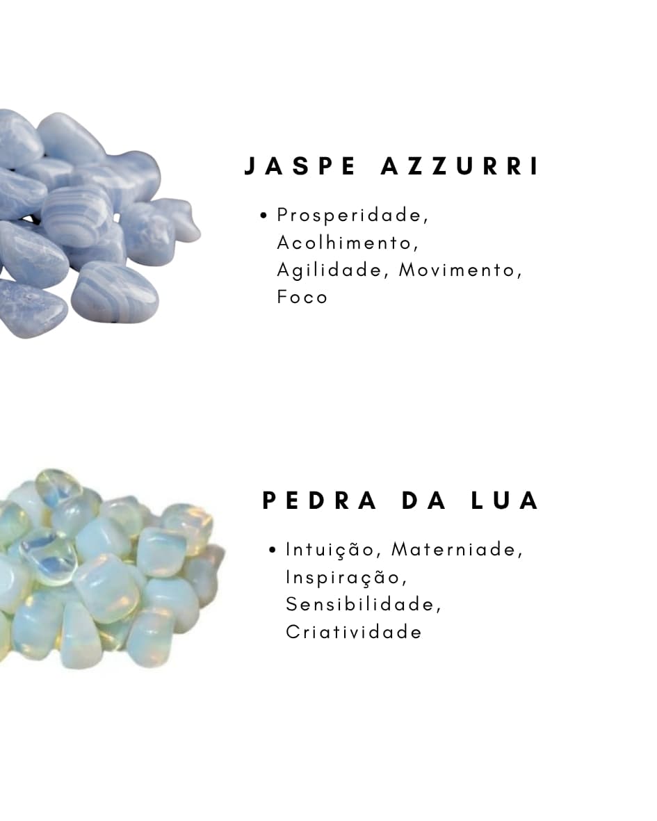 Pulseira Orixá Pedras Naturais YEMANJÁ Pulseira Orixá Pedras Naturais YEMANJÁ