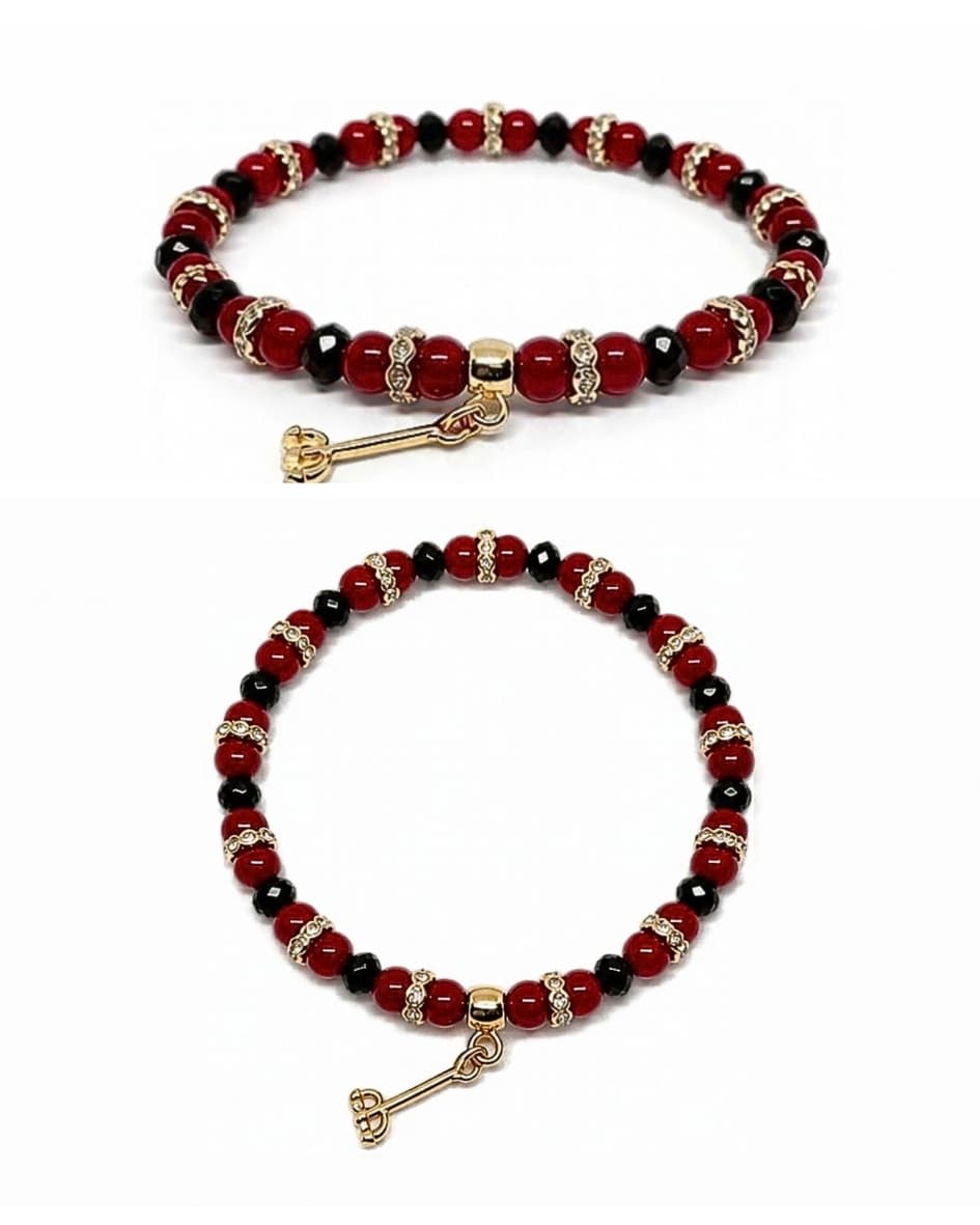 Pulseira Orixá Pedras Naturais POMBOGIRA VERMELHA Pulseira Orixá Pedras Naturais POMBOGIRA VERMELHA