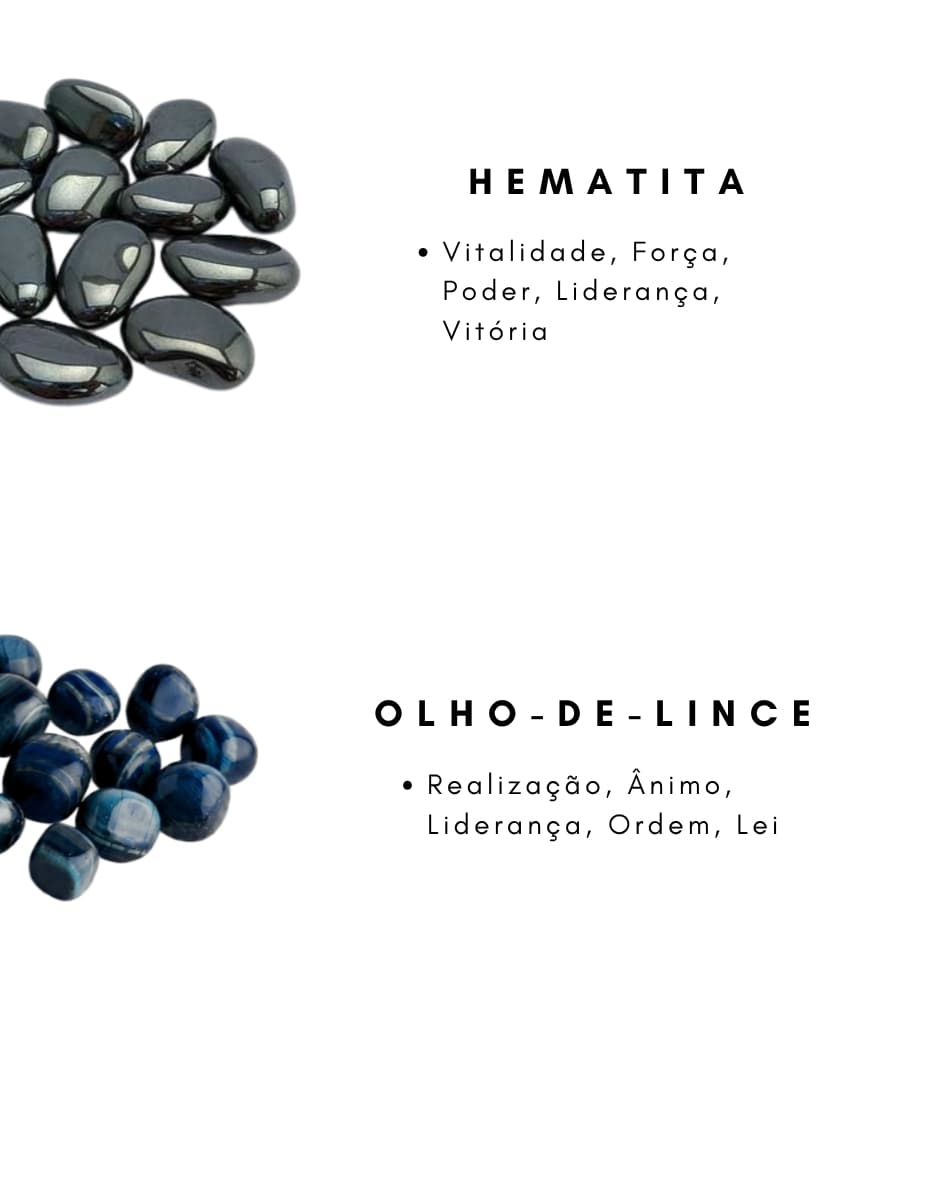 Pulseira Orixá Pedras Naturais OGUM Pulseira Orixá Pedras Naturais OGUM