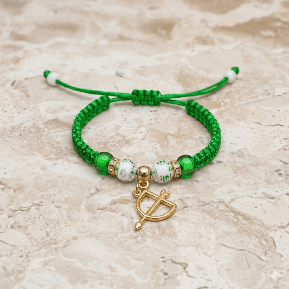 Pulseira de Proteção de Oxóssi – Força e Prosperidade 💚🏹 Pulseira de Proteção de Oxóssi – Força e Prosperidade 💚🏹