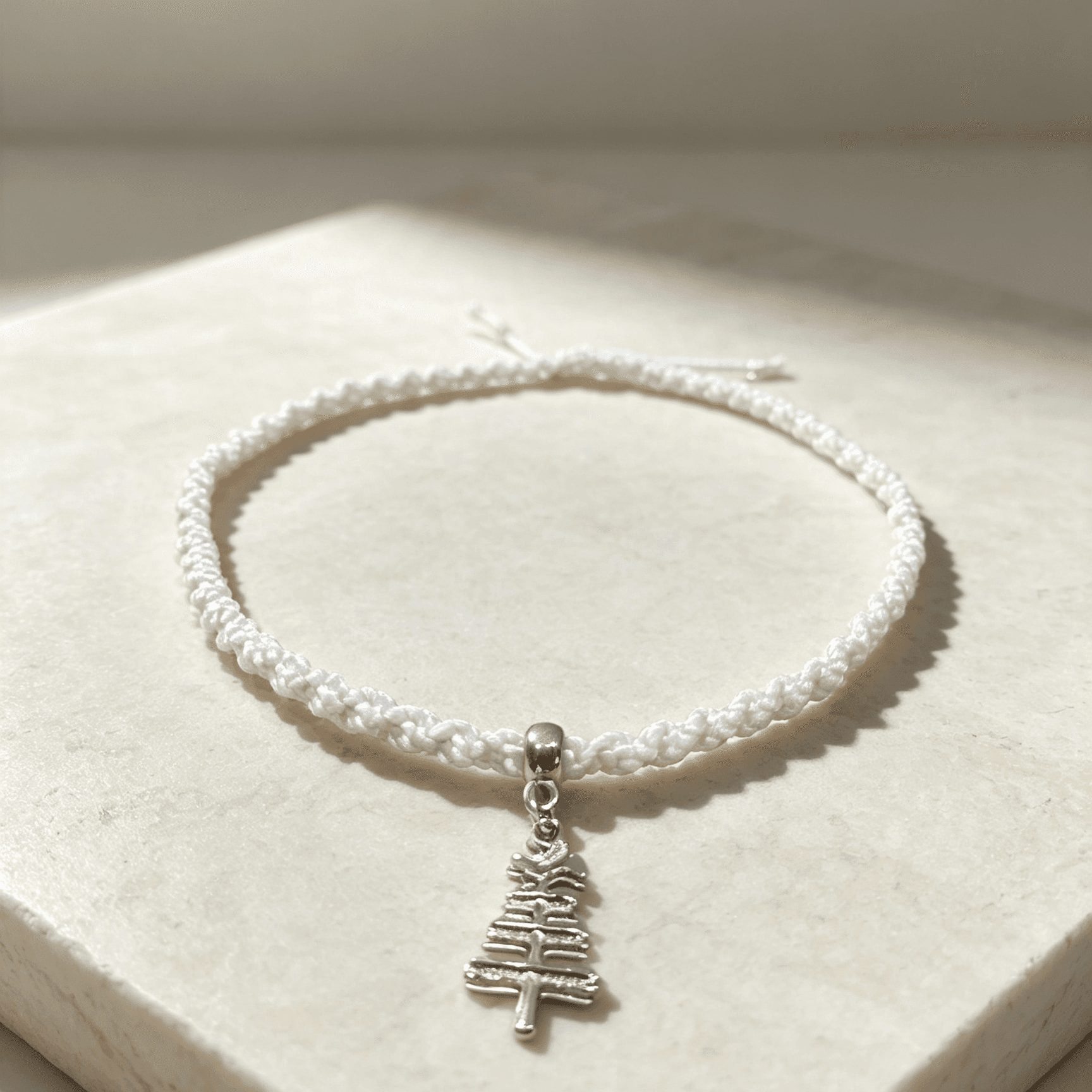 Choker Macramê Branco Oxalá Choker Macramê Branco Oxalá