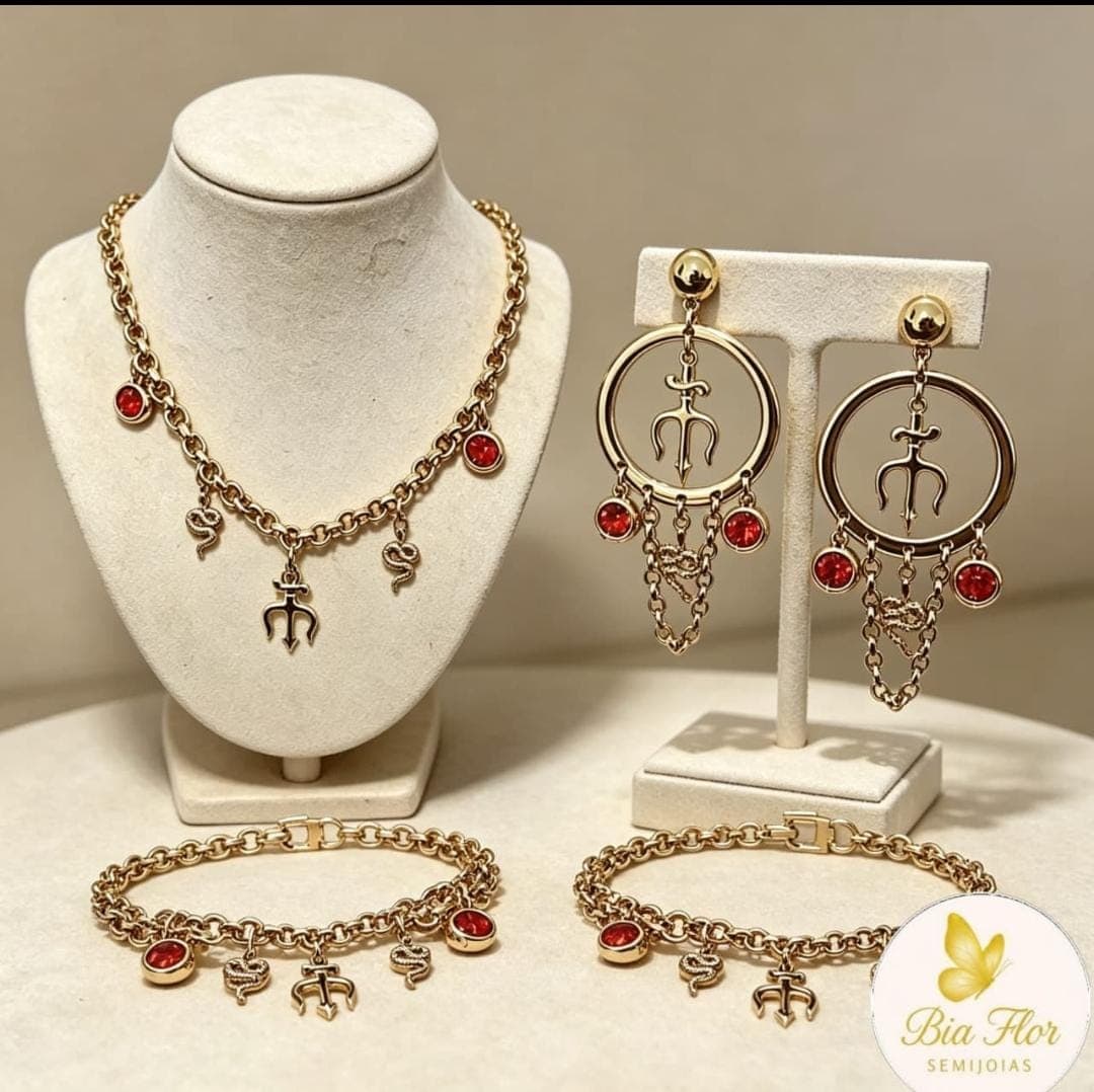 Conjunto Semijoias Pombogira Conjunto Semijoias Pombogira