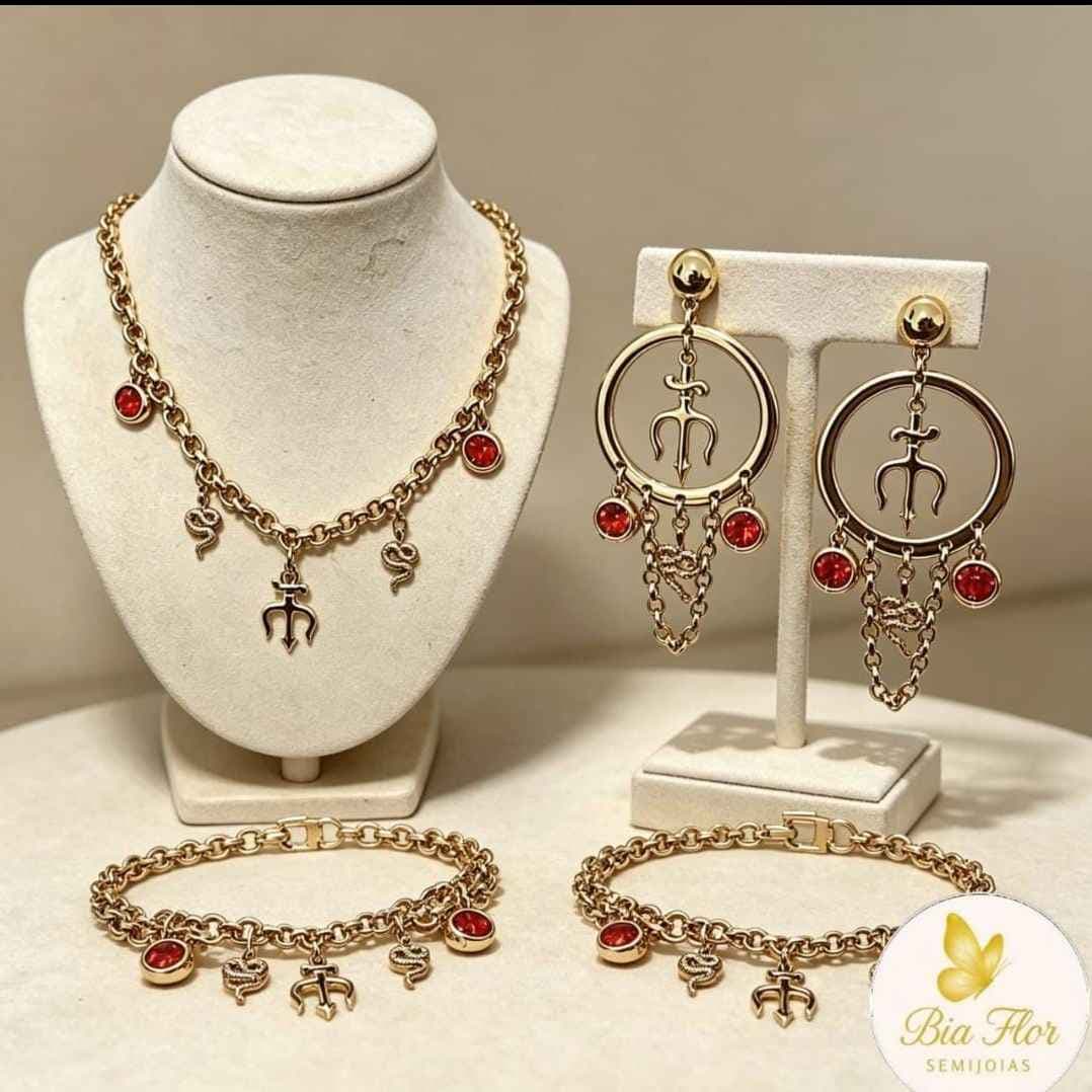 Conjunto Semijoias Pombogira Conjunto Semijoias Pombogira