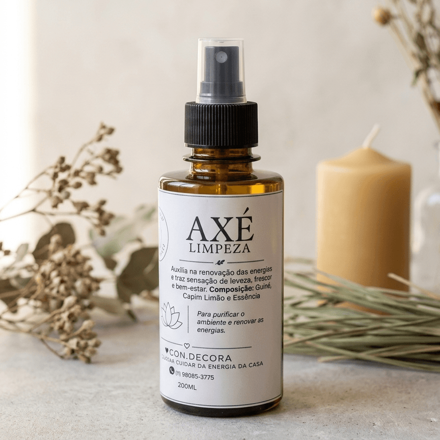 Home Spray Axé Limpeza 250ml – Purifica o Ambiente Home Spray Axé Limpeza 250ml – Purifica o Ambiente