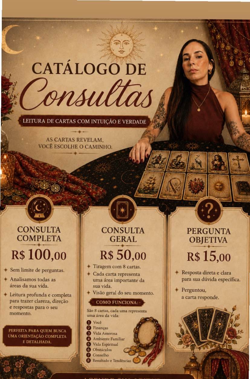 Consulta de Baralho Cigano - Leitura on-line Consulta de Baralho Cigano - Leitura on-line