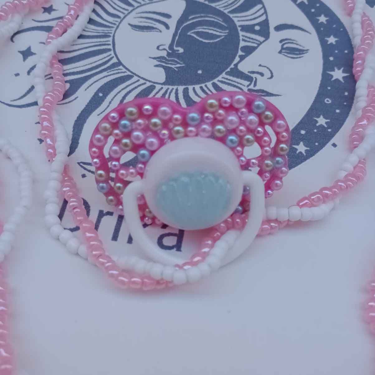 Guia de Erê com chupeta personalizada Guia de Erê com chupeta personalizada