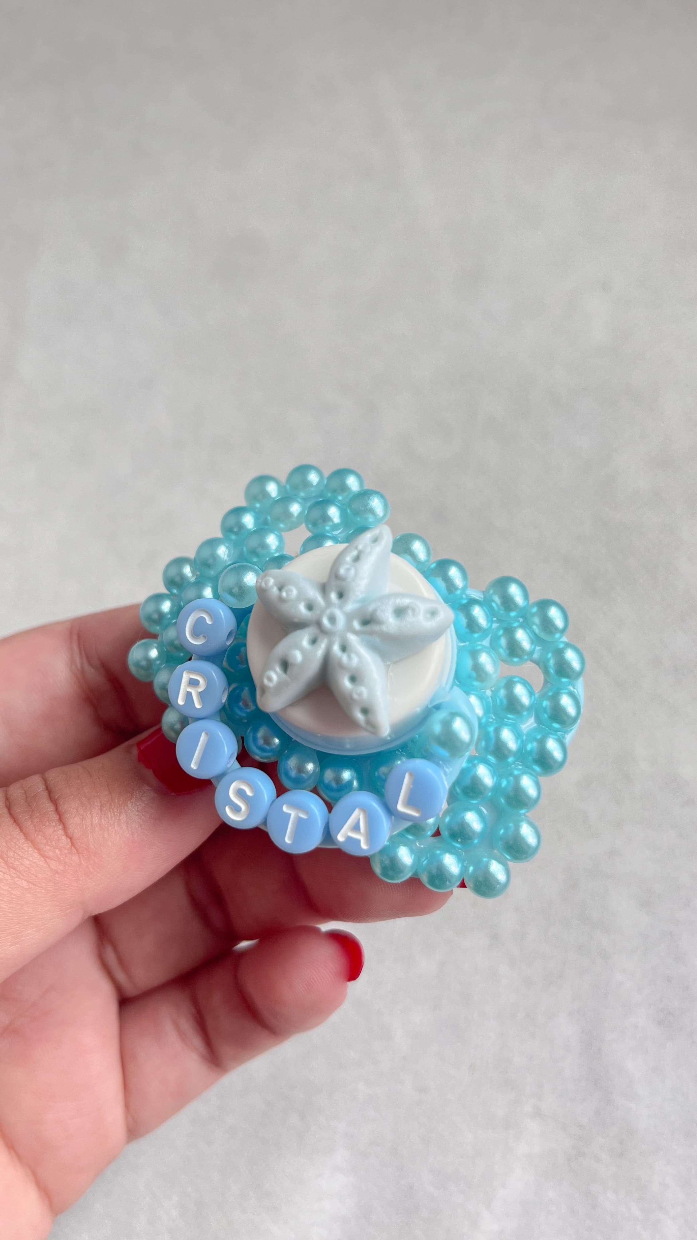 Chupeta personalizada para erê Cristal Chupeta personalizada para erê Cristal