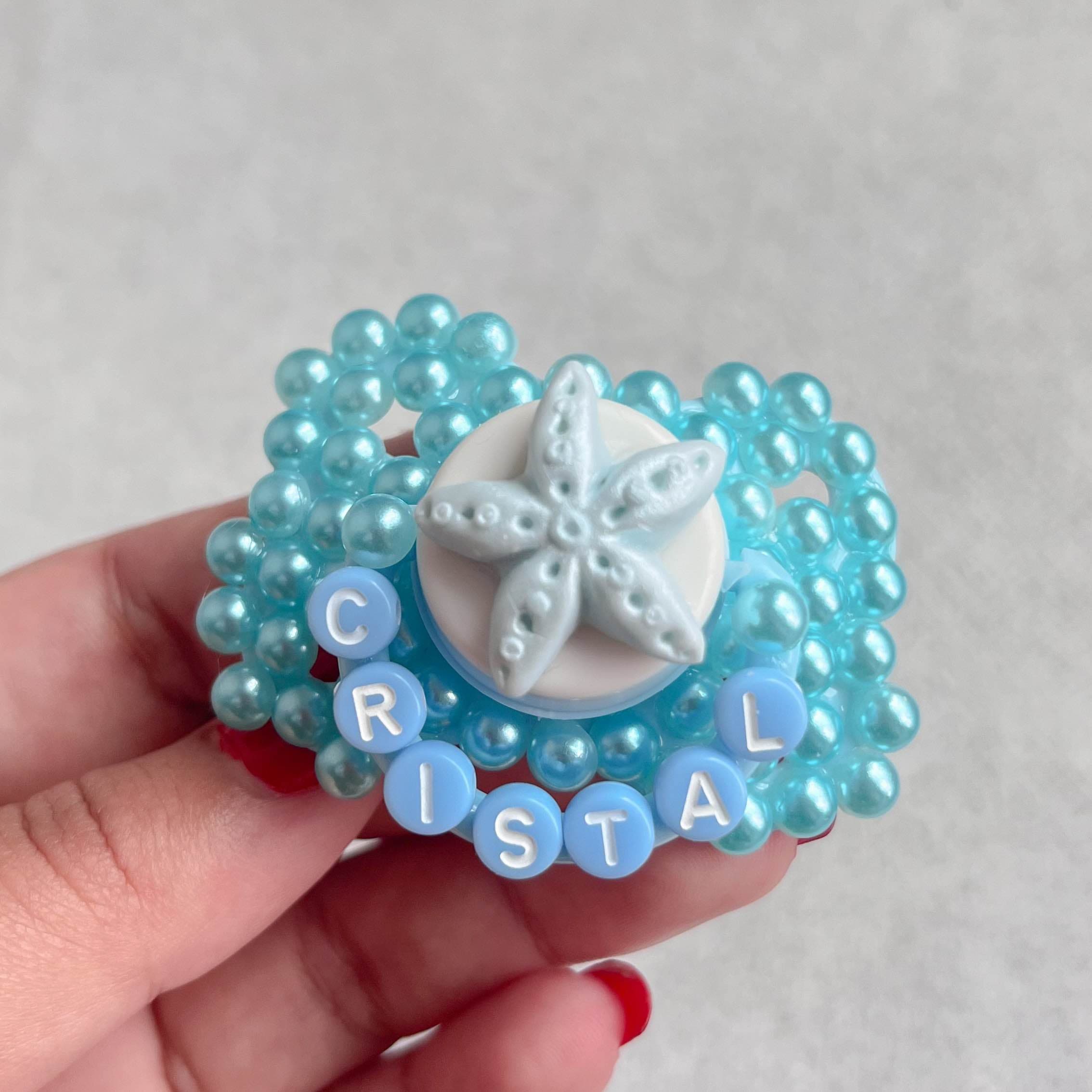 Chupeta personalizada para erê Cristal Chupeta personalizada para erê Cristal