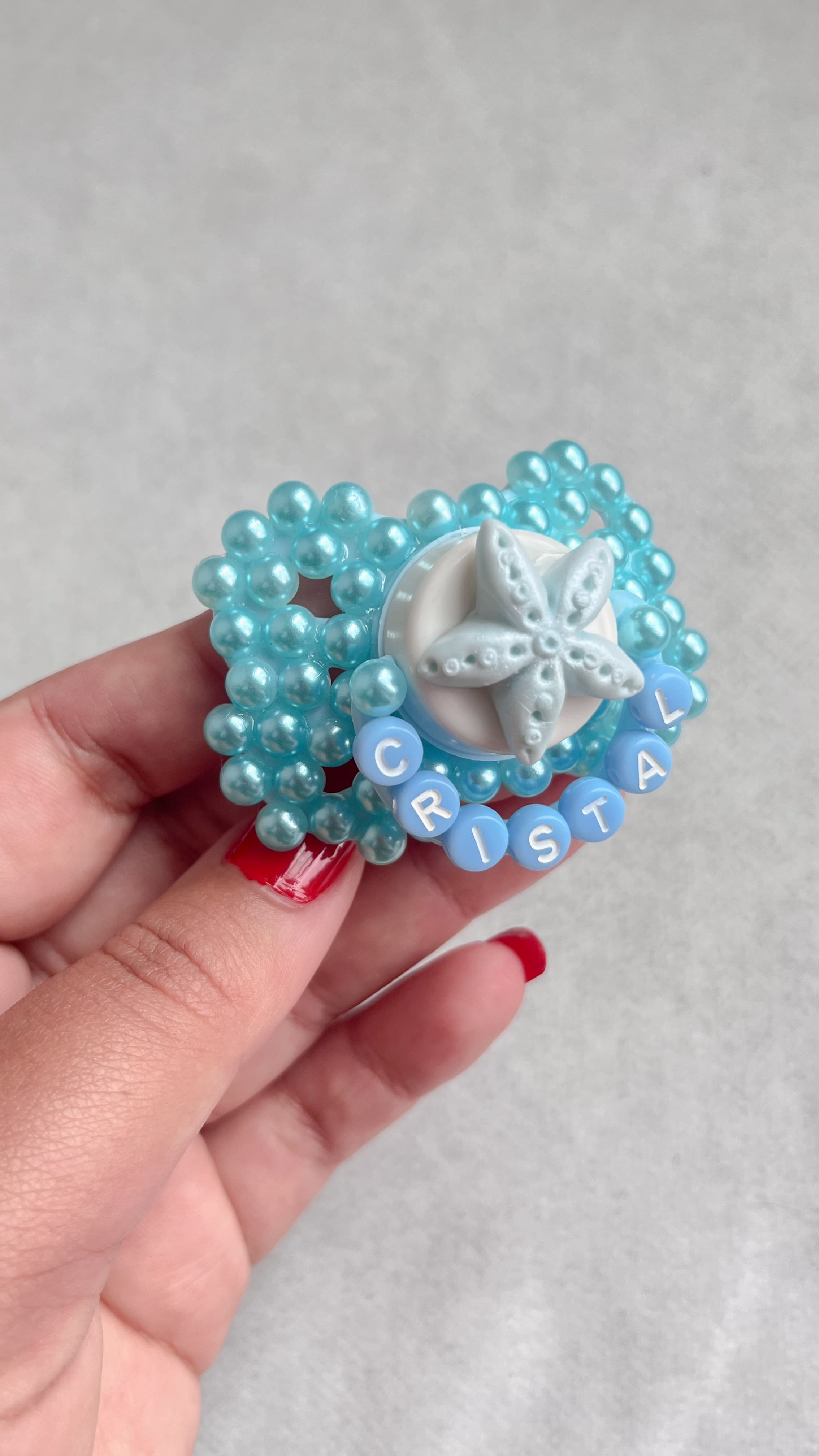 Chupeta personalizada para erê Cristal Chupeta personalizada para erê Cristal