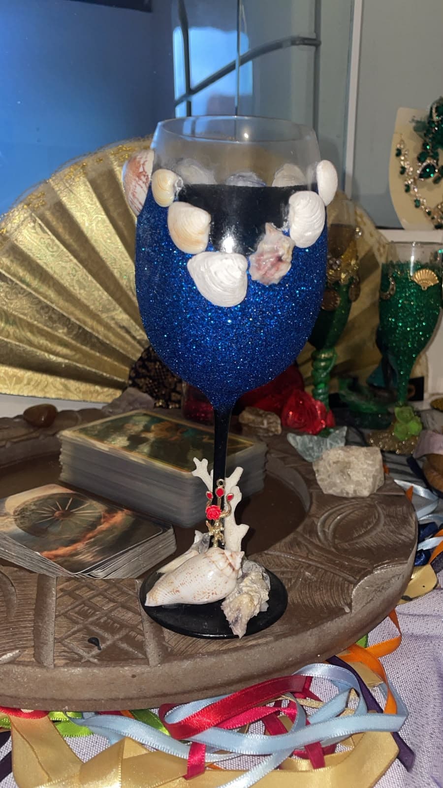 Taça pombo gira Menina da Praia Taça pombo gira Menina da Praia
