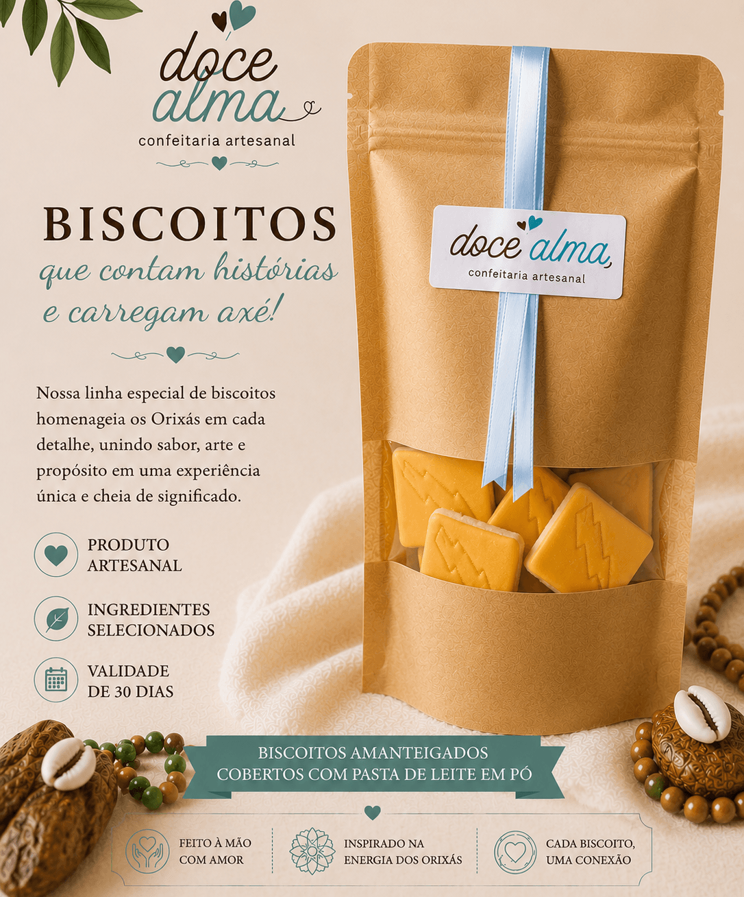 Biscoito Decorado Orixá Iansã- 150g Biscoito Decorado Orixá Iansã- 150g
