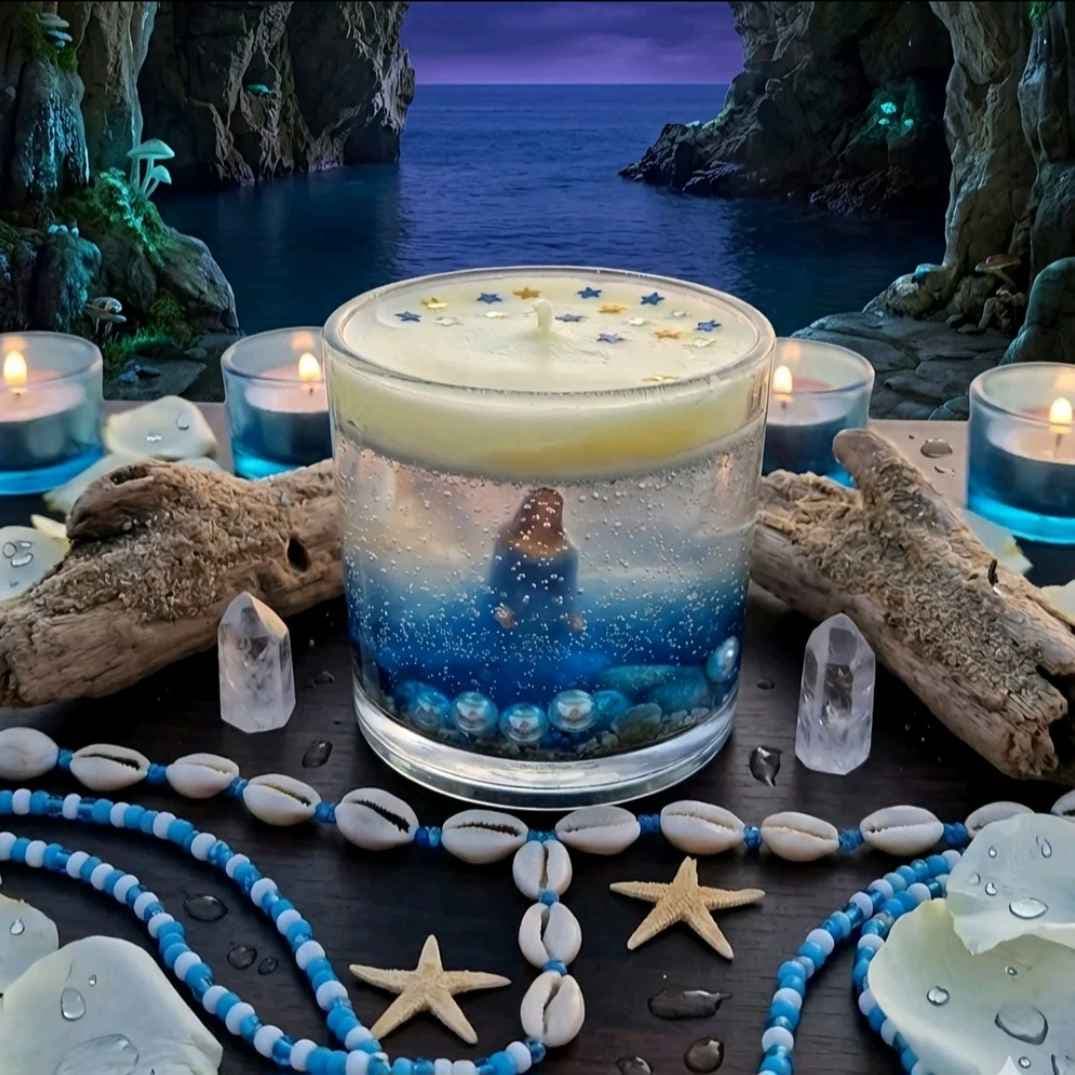 Vela Aromática em gel Yemanjá 🧜♀️ Vela Aromática em gel Yemanjá 🧜♀️
