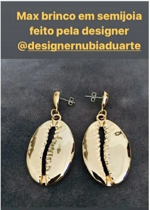 Colar de Búzios com banho dourado Colar de Búzios com banho dourado