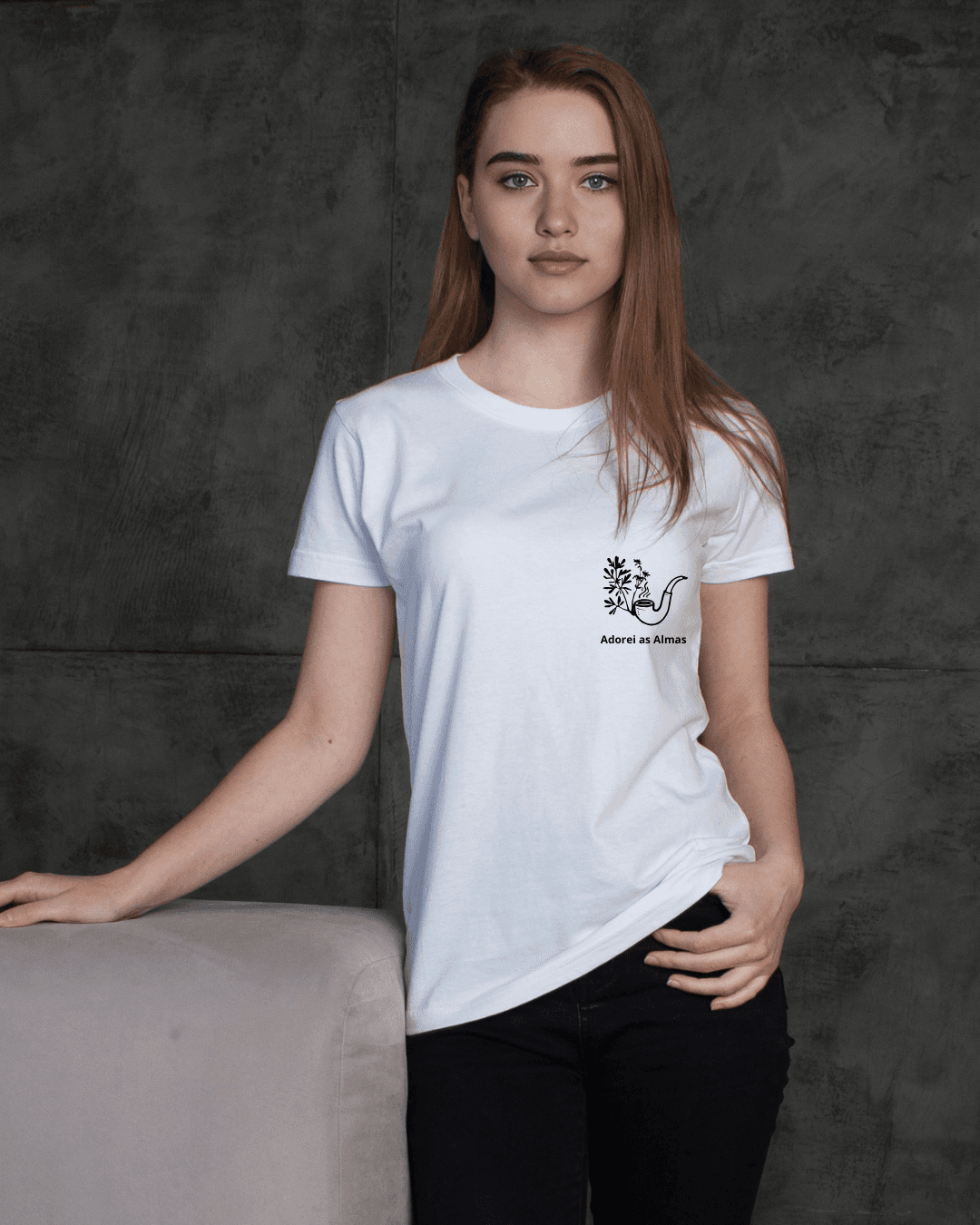 Camiseta Algodão Personalizada - ADOREI AS ALMAS Camiseta Algodão Personalizada - ADOREI AS ALMAS