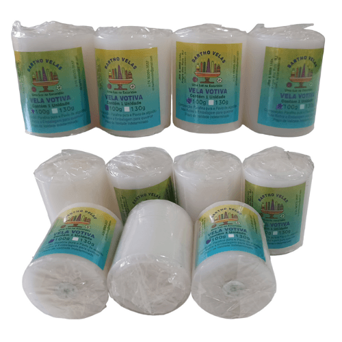 Vela Votiva Branca De 2 Dias 100g Kit 03 Unidades 100% Parafina Pura Queima Longa Atacado E Varejo Direto Da Fábrica Vela Votiva Branca De 2 Dias 100g Kit 03 Unidades 100% Parafina Pura Queima Longa Atacado E Varejo Direto Da Fábrica