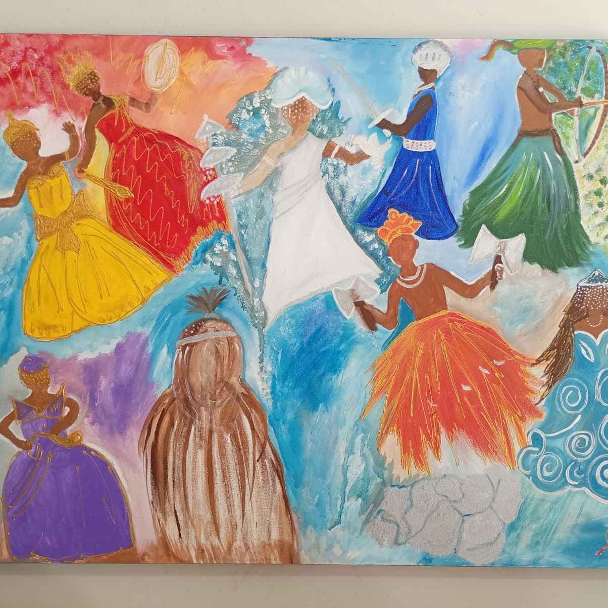 Tela: A Dança dos Orixás – Travessia Tela: A Dança dos Orixás – Travessia