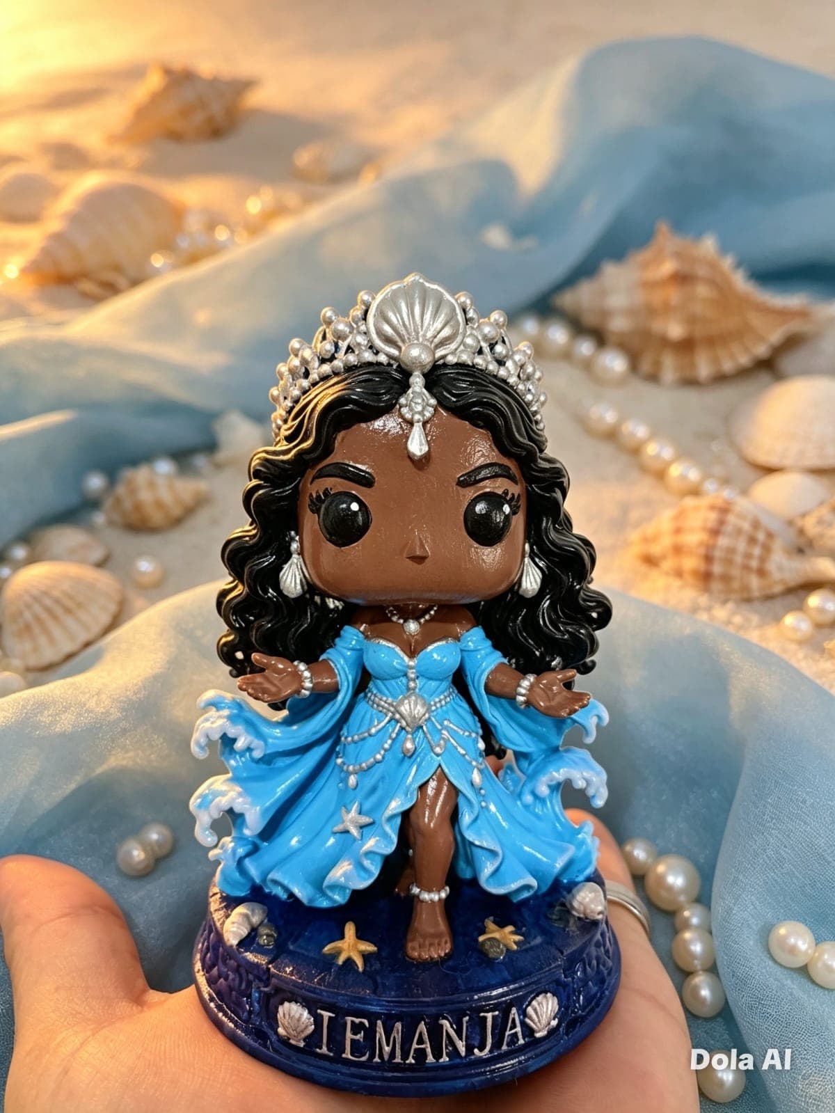Iemanjá estilo funko - Impressão 3d Iemanjá estilo funko - Impressão 3d