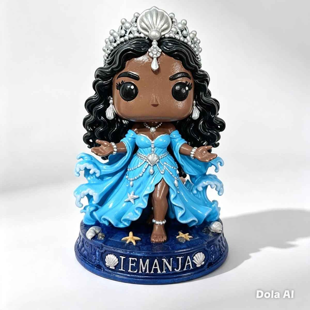 Iemanjá estilo funko - Impressão 3d Iemanjá estilo funko - Impressão 3d