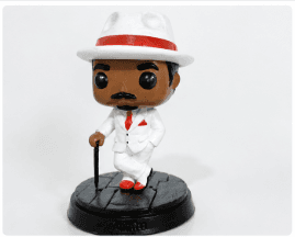 Zé Pelintra estilo funko - Impressão 3d Zé Pelintra estilo funko - Impressão 3d