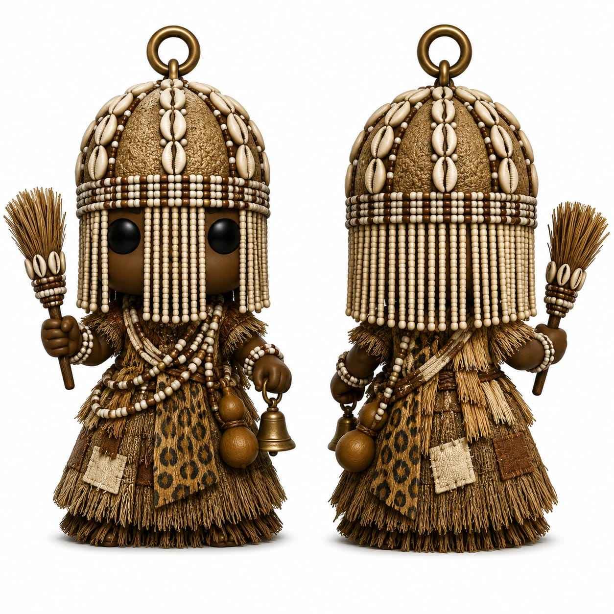Chaveiro Omolu estilo funko - Peça Artesanal Chaveiro Omolu estilo funko - Peça Artesanal