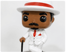 Zé Pelintra estilo funko - Impressão 3d Zé Pelintra estilo funko - Impressão 3d