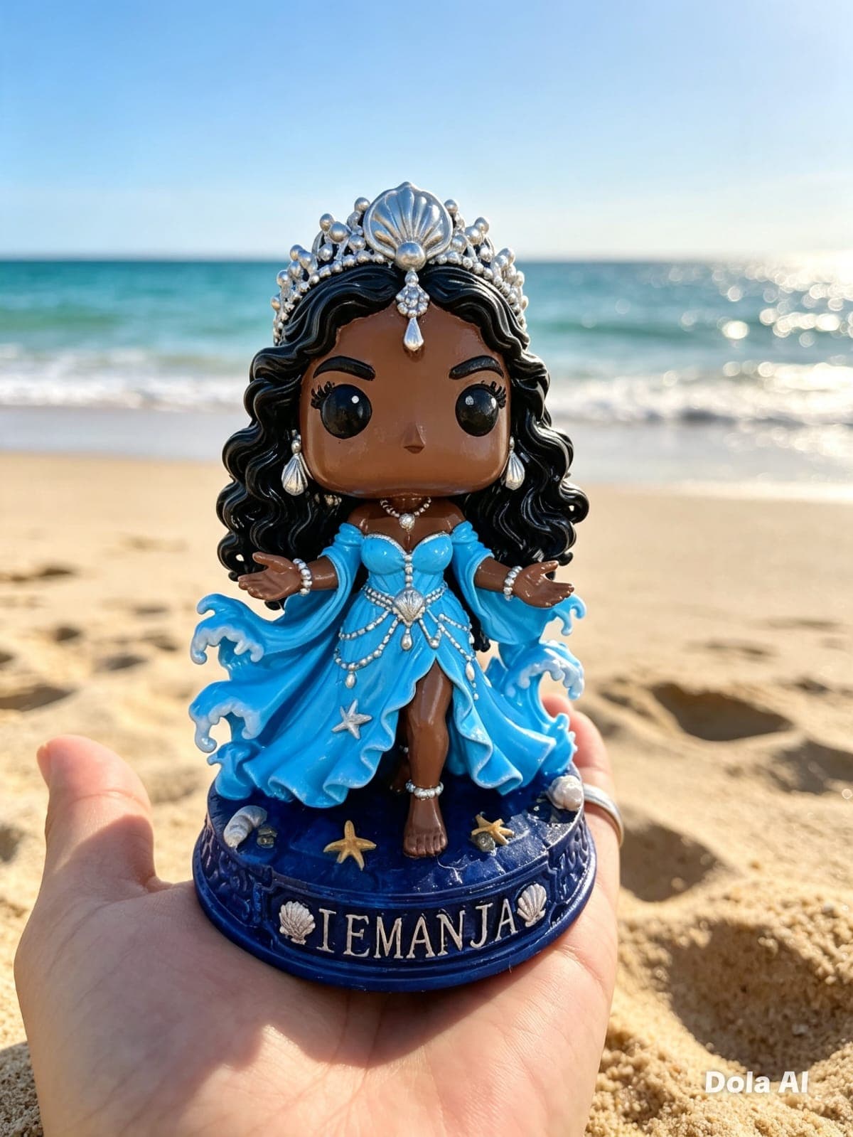 Iemanjá estilo funko - Impressão 3d Iemanjá estilo funko - Impressão 3d
