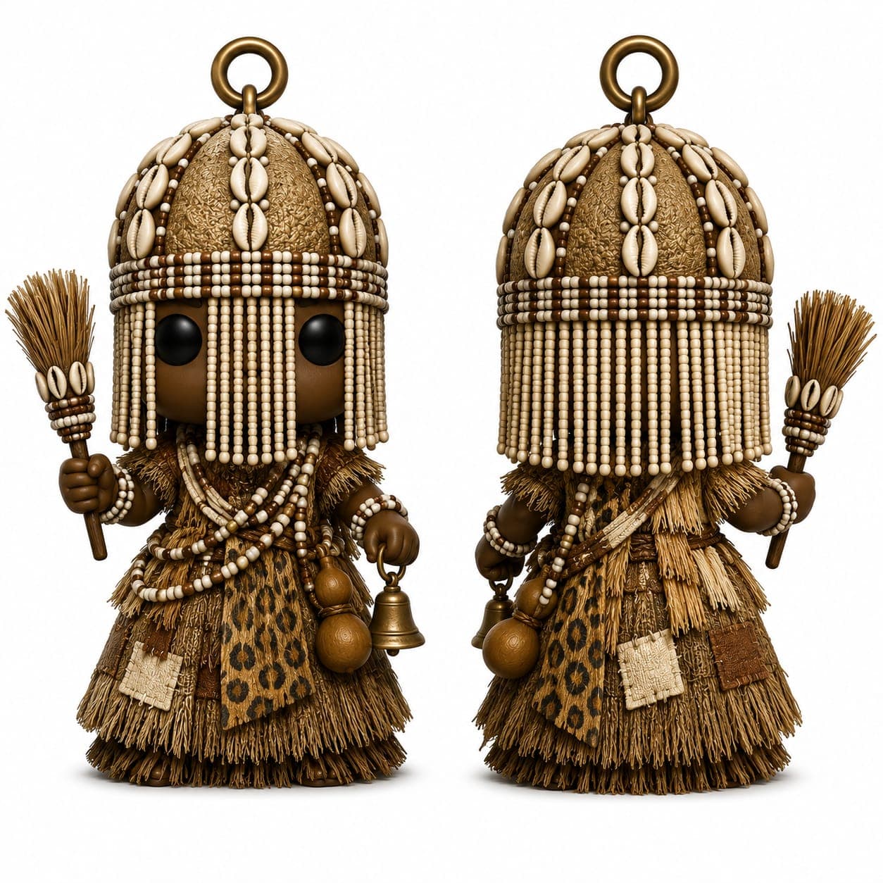 Chaveiro Omolu estilo funko - Peça Artesanal Chaveiro Omolu estilo funko - Peça Artesanal