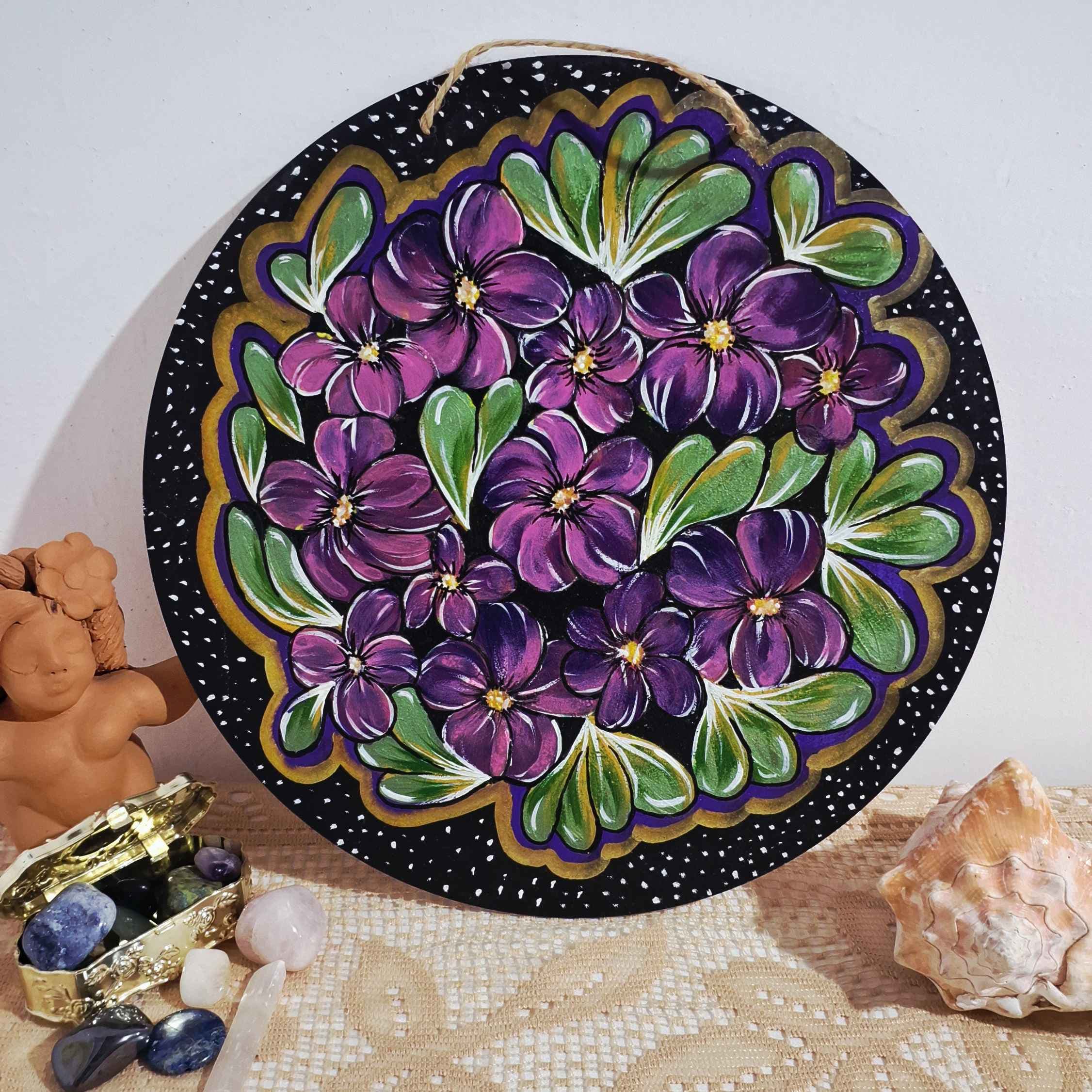 🌸 Mandala Floral — Violetas 🌸 Mandala Floral — Violetas