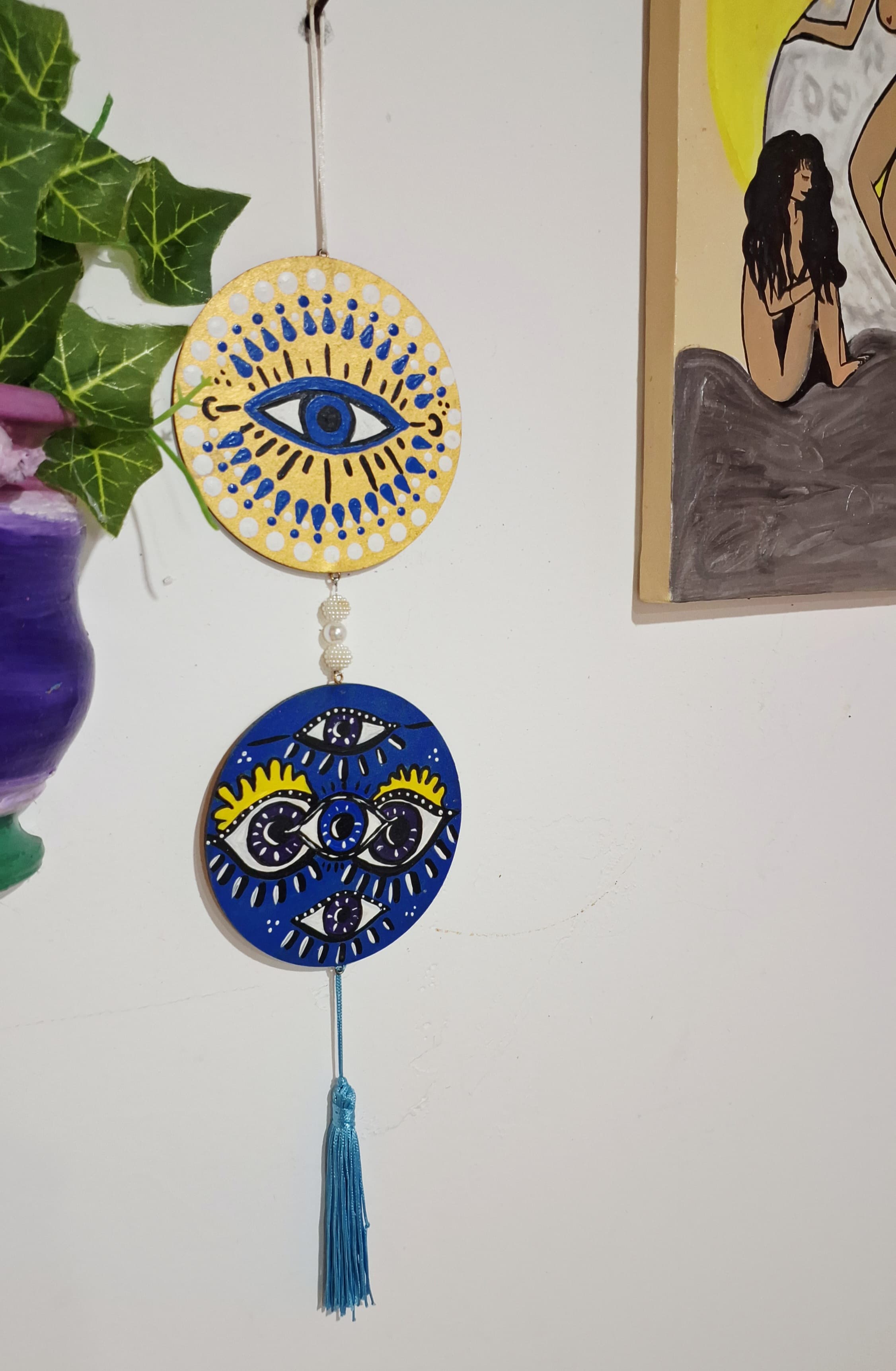 🧿 Pingente Duplo — Olhar de Proteção 🧿 Pingente Duplo — Olhar de Proteção