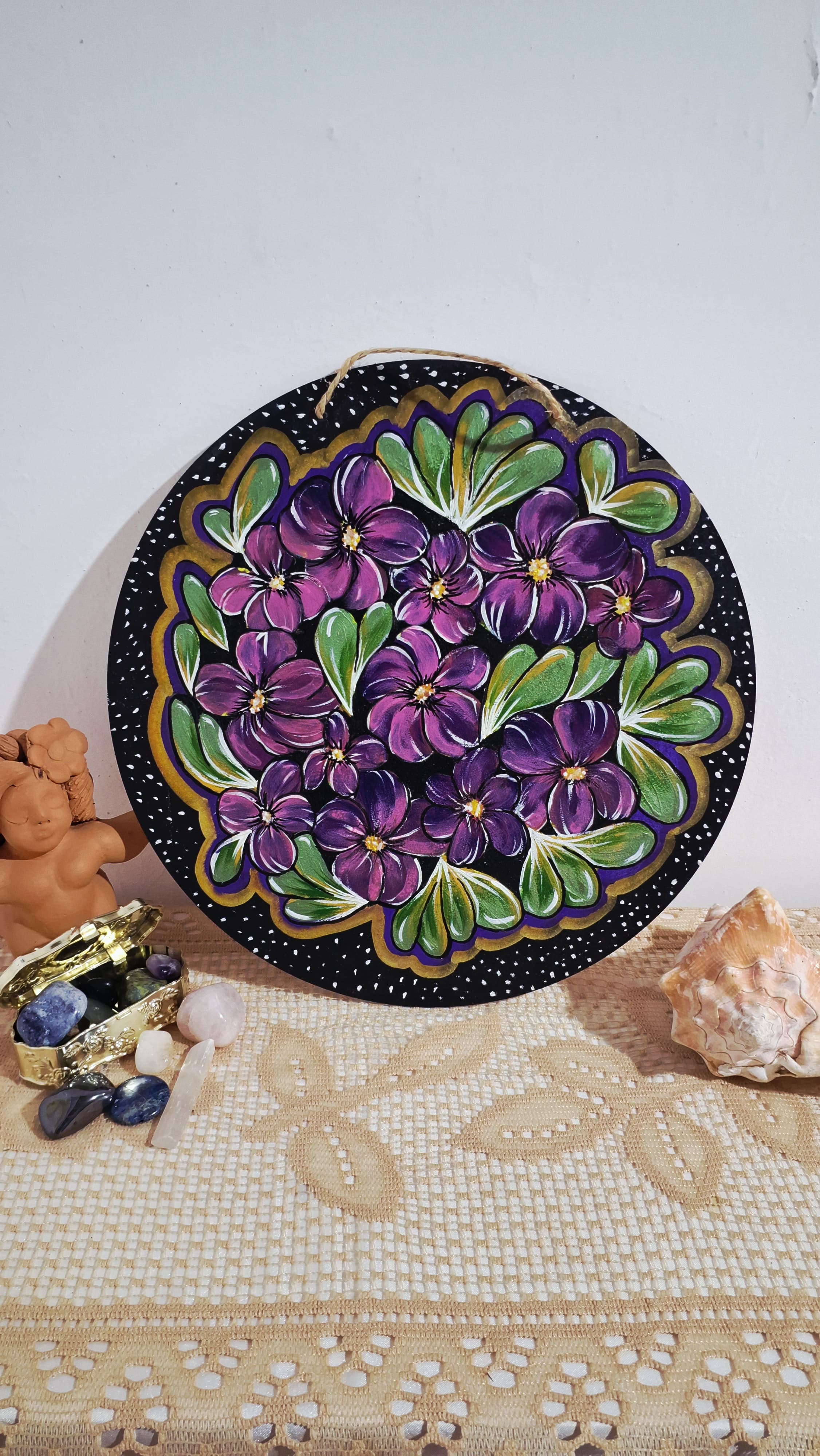 🌸 Mandala Floral — Violetas 🌸 Mandala Floral — Violetas