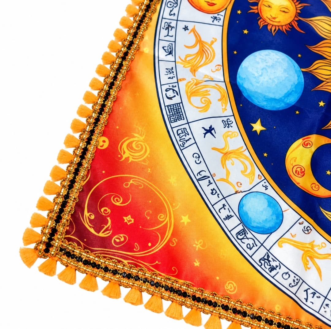 Toalha Para Tarô E Baralho Cigano 50x50cm – Mesa Mística Para Cartas E Oráculos Toalha Para Tarô E Baralho Cigano 50x50cm – Mesa Mística Para Cartas E Oráculos