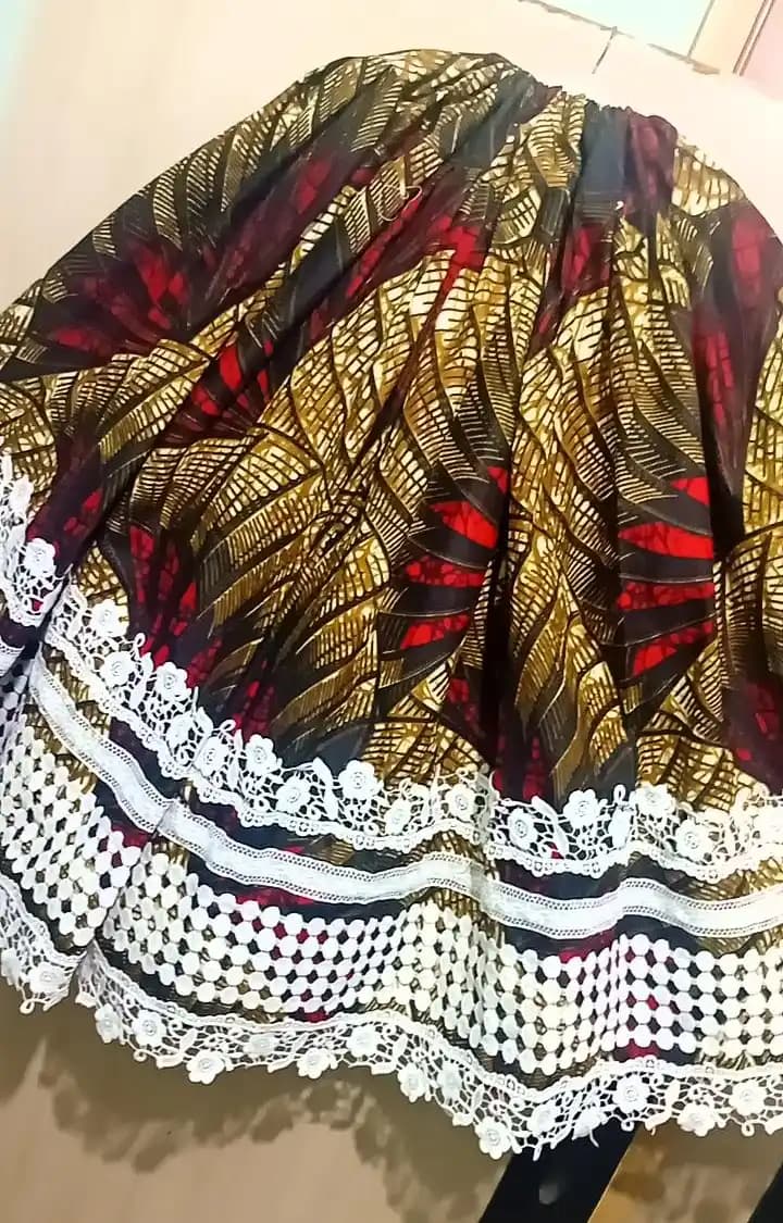 Saia de ankara para xirê Saia de ankara para xirê