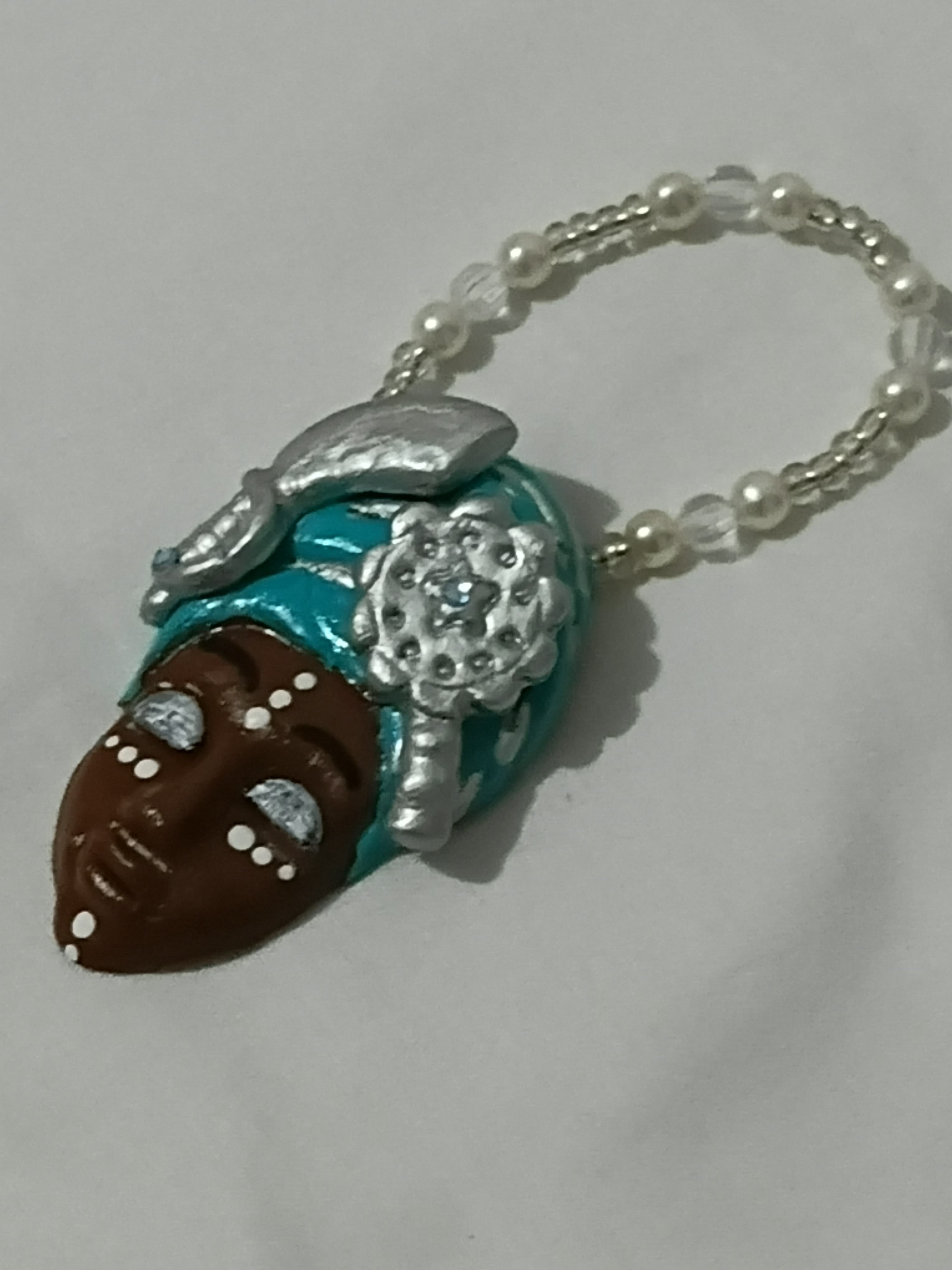 Pingente / Chaveiro Yemanjá / yemanjá O´gunté Pingente / Chaveiro Yemanjá / yemanjá O´gunté