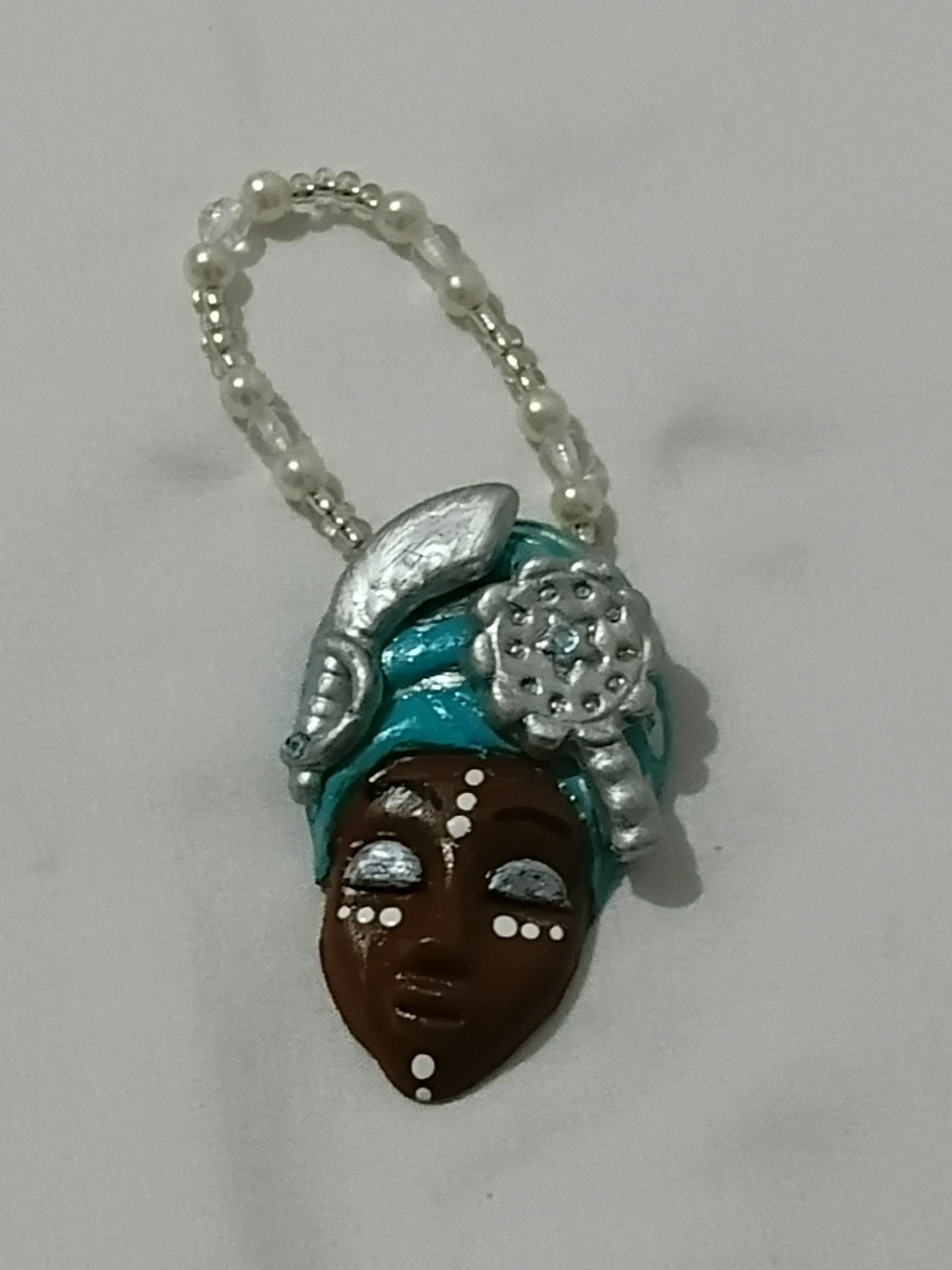 Pingente / Chaveiro Yemanjá / yemanjá O´gunté Pingente / Chaveiro Yemanjá / yemanjá O´gunté