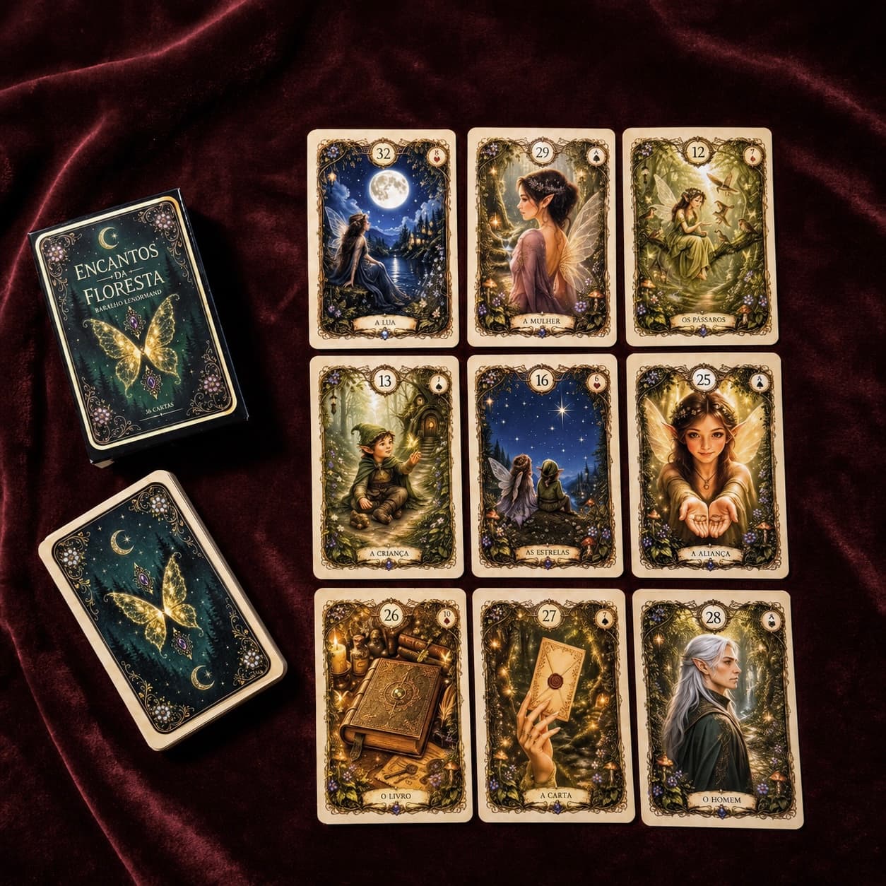 Lenormand / baralho cigano - encantos da natureza Lenormand / baralho cigano - encantos da natureza