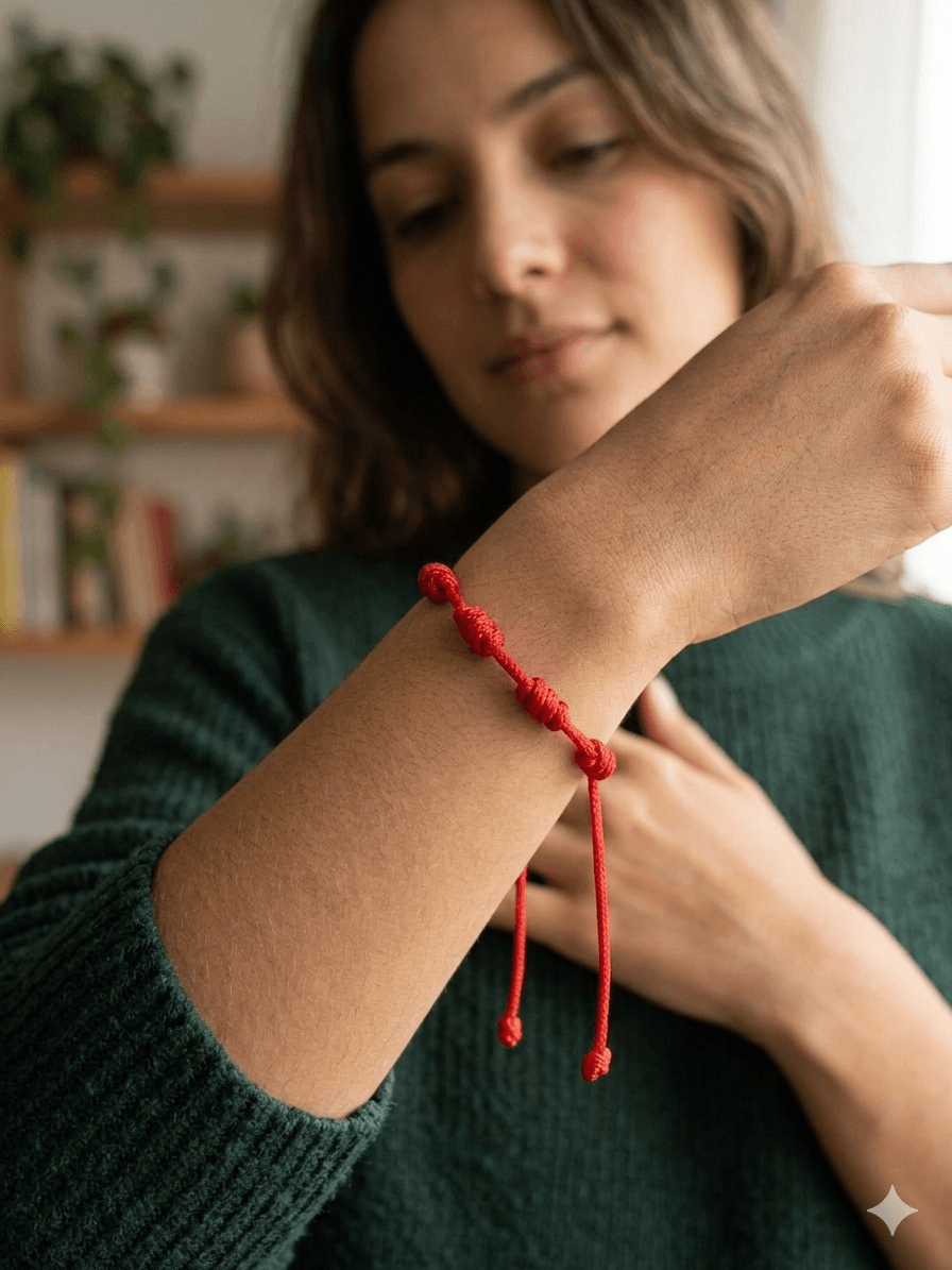 Pulseira Vermelha 7 Nós Kabbalah Fio de Cetim Ajustável para Pulso Esquerdo Energia Vital Proteção Pulseira Vermelha 7 Nós Kabbalah Fio de Cetim Ajustável para Pulso Esquerdo Energia Vital Proteção