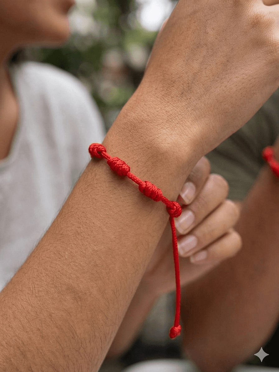 Pulseira Vermelha 7 Nós Kabbalah Fio de Cetim Ajustável para Pulso Esquerdo Energia Vital Proteção Pulseira Vermelha 7 Nós Kabbalah Fio de Cetim Ajustável para Pulso Esquerdo Energia Vital Proteção