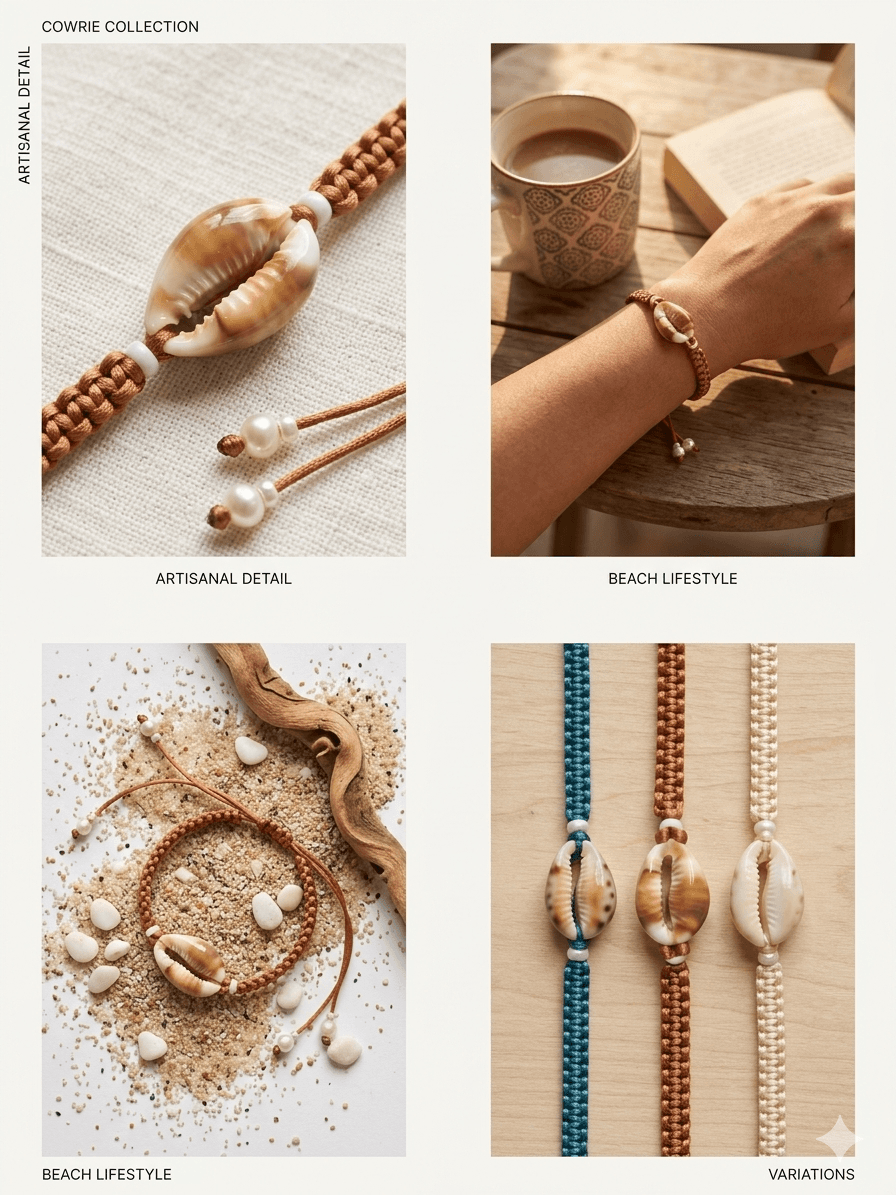 Pulseira Macramê Marrom Búzios Fio de Cetim Ajustável para Pulso Esquerdo Energia Vital Proteção Pulseira Macramê Marrom Búzios Fio de Cetim Ajustável para Pulso Esquerdo Energia Vital Proteção