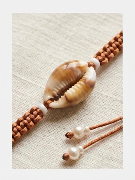 Pulseira Macramê Marrom Búzios Fio de Cetim Ajustável para Pulso Esquerdo Energia Vital Proteção Pulseira Macramê Marrom Búzios Fio de Cetim Ajustável para Pulso Esquerdo Energia Vital Proteção