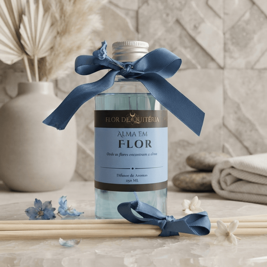 Difusor de Aromas Sopro de Yemanjá | Purificação e Fluidez | Flor de Quitéria Difusor de Aromas Sopro de Yemanjá | Purificação e Fluidez | Flor de Quitéria