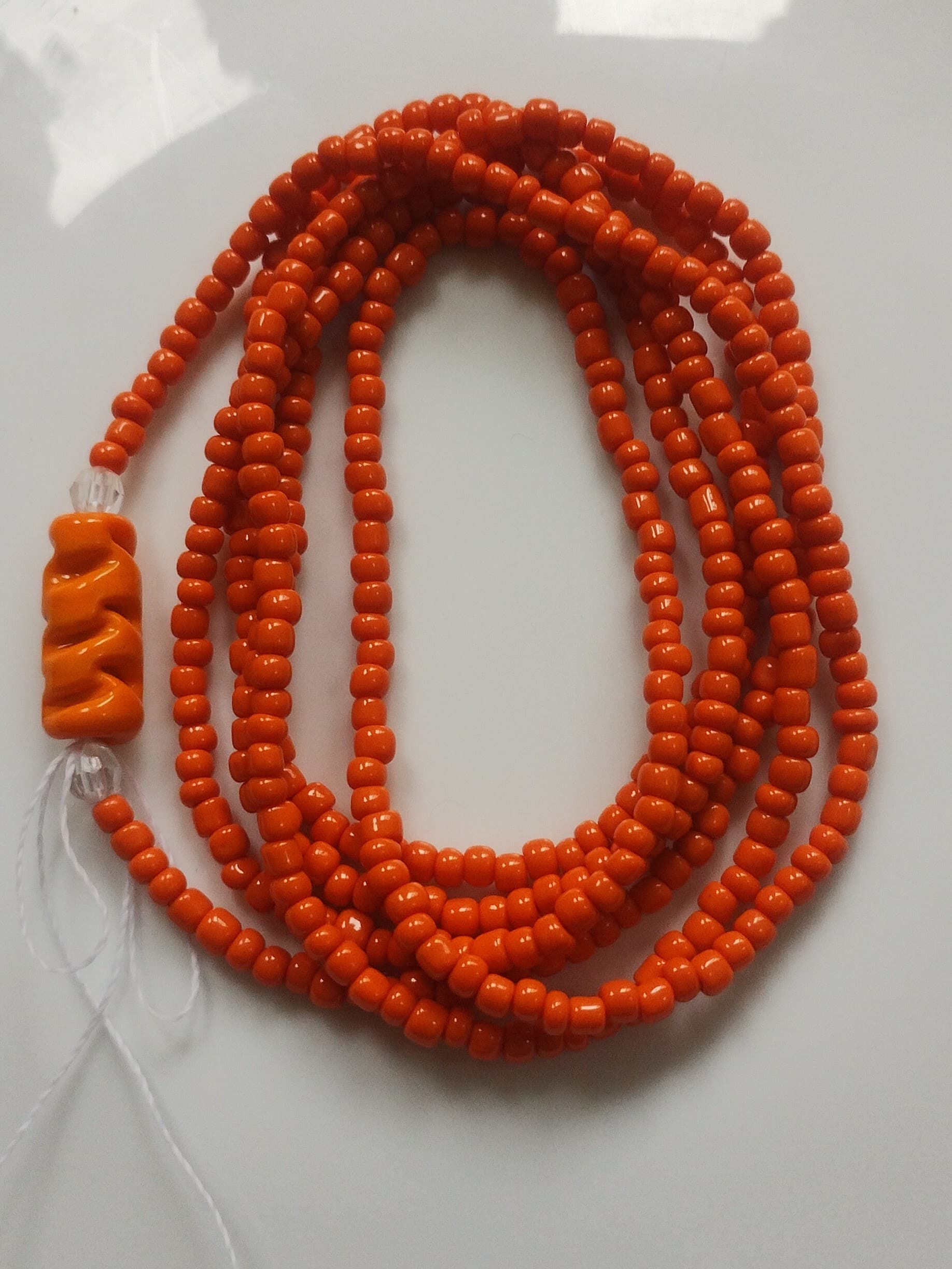 Guia / Fio de Contas na cor Laranja - Obá / Egunitá Guia / Fio de Contas na cor Laranja - Obá / Egunitá