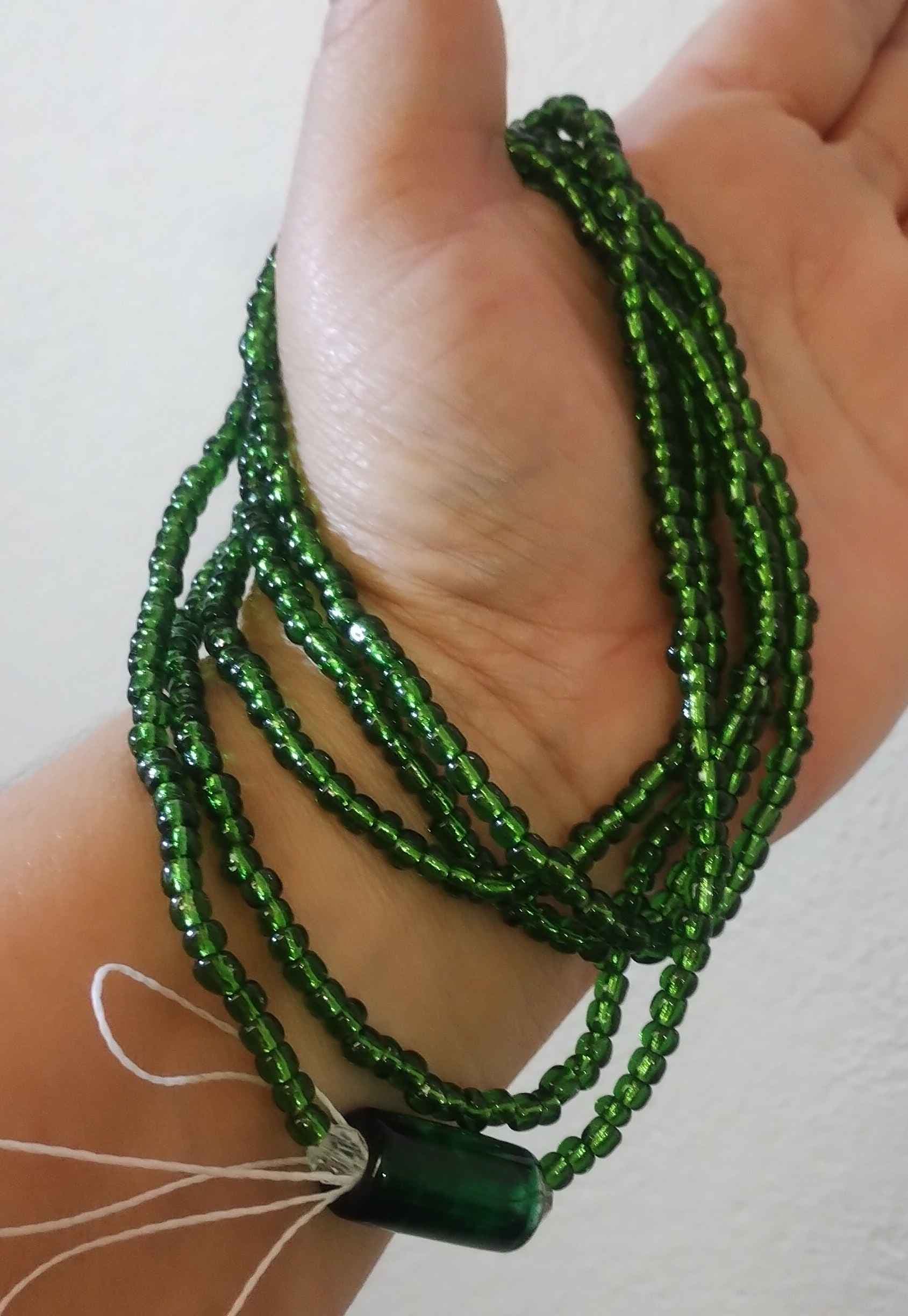 Guia / Fio de Contas Verde - Oxóssi / Caboclos Guia / Fio de Contas Verde - Oxóssi / Caboclos