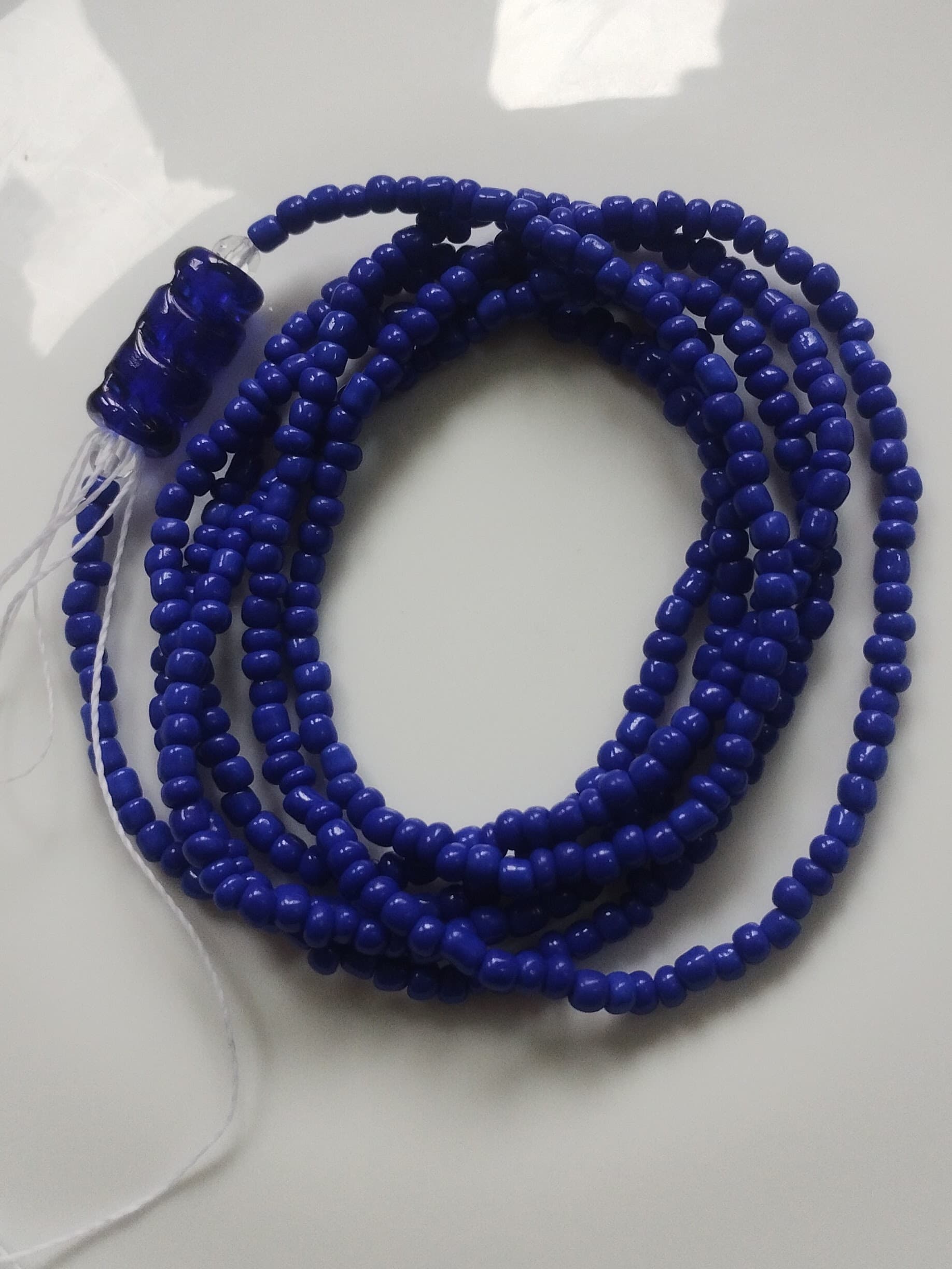 Guia / Fio de Contas na cor Azul Escuro - Logunan / Ogum Guia / Fio de Contas na cor Azul Escuro - Logunan / Ogum