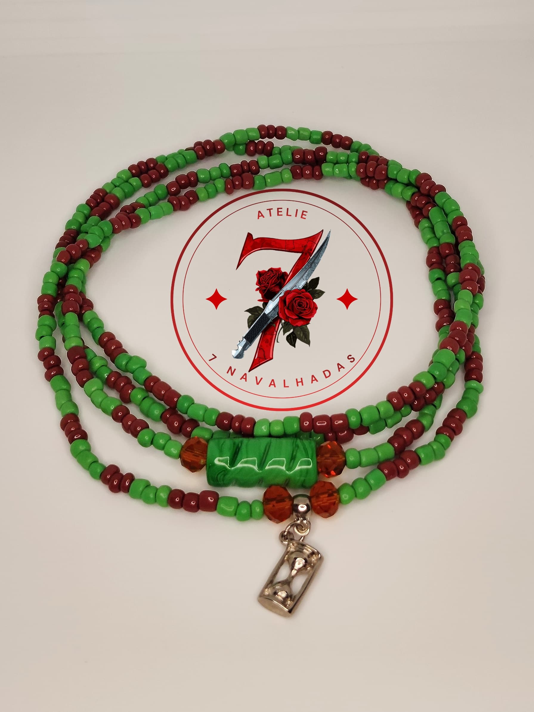 Fio de Conta / Guia Iroko Tempo - Umbanda - Candomblé Fio de Conta / Guia Iroko Tempo - Umbanda - Candomblé